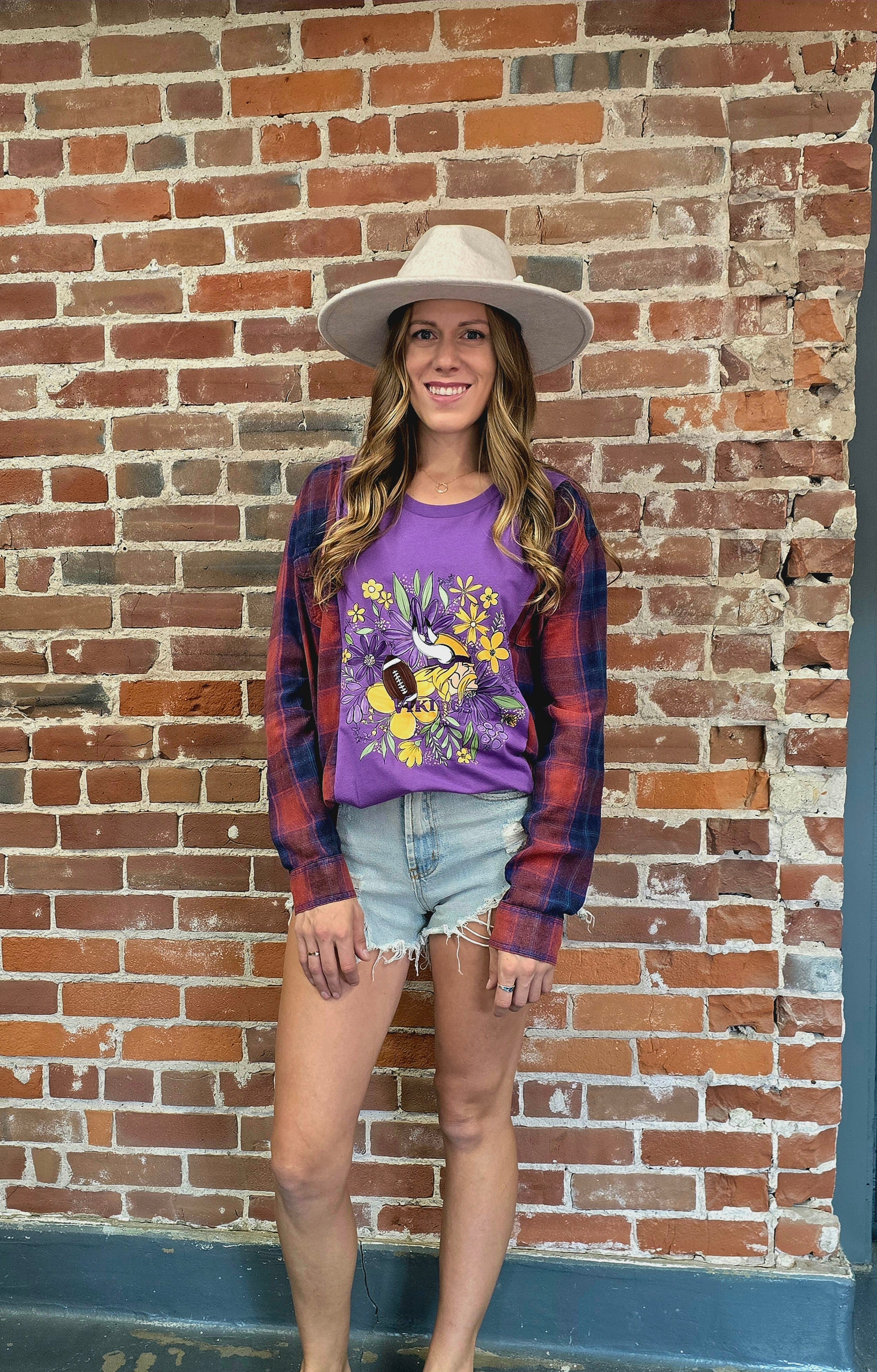 Upcycled Threads Flannel Shirt - Handcrafted One-of-a-Kind