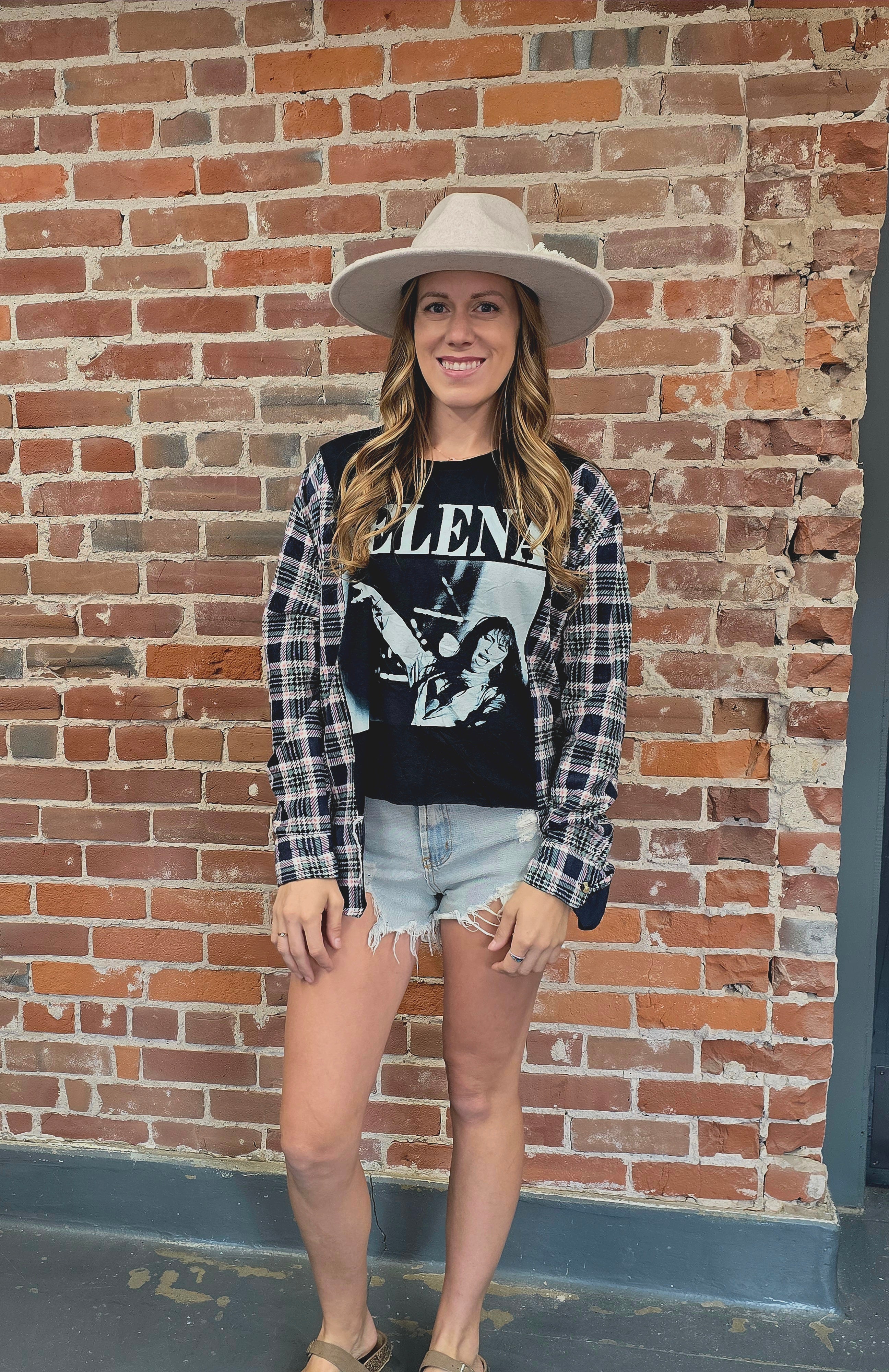 Selena Flannel - Handcrafted One-of-a-Kind Style