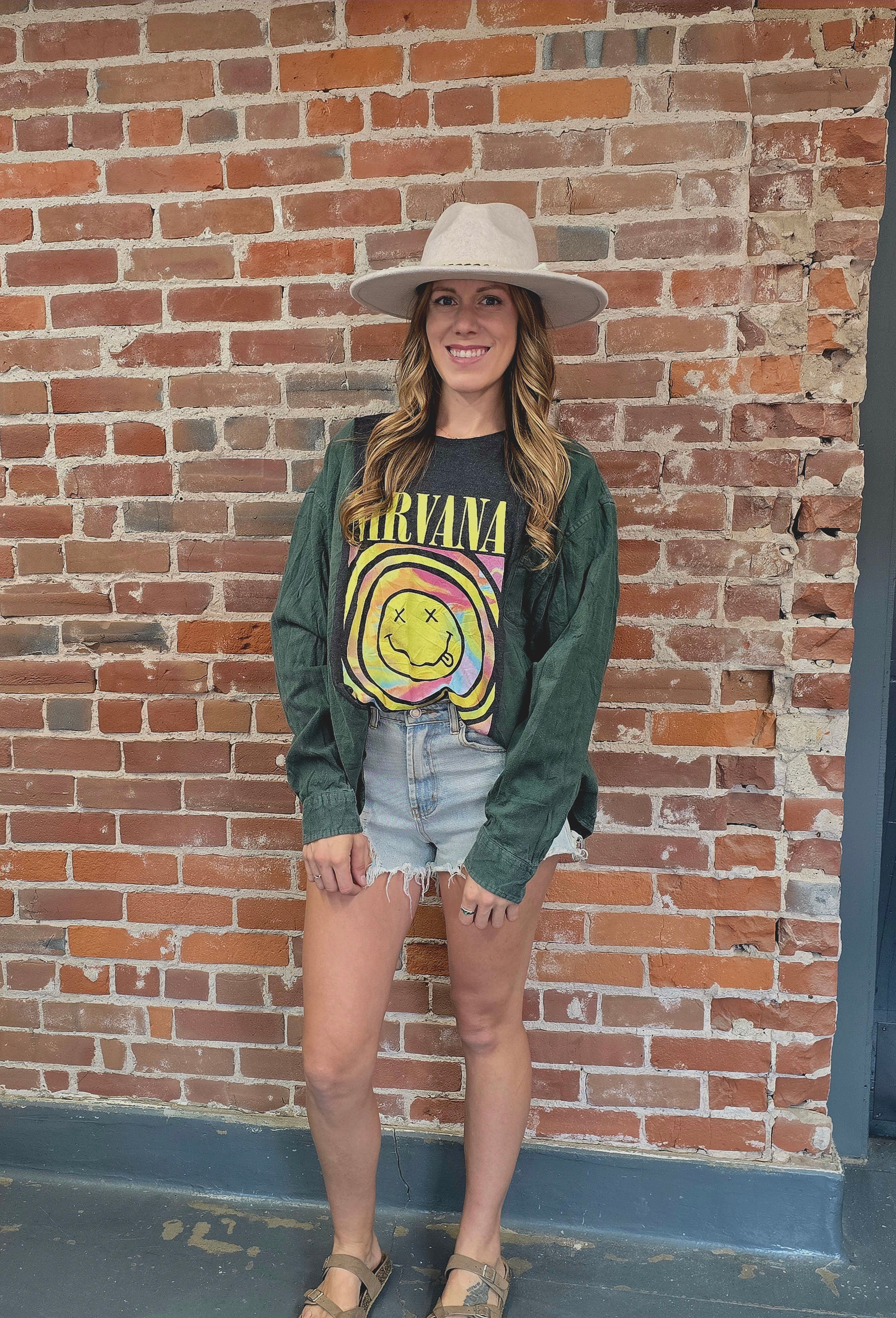 Nirvana Flannel Shirt - Handcrafted One-of-a-Kind Style