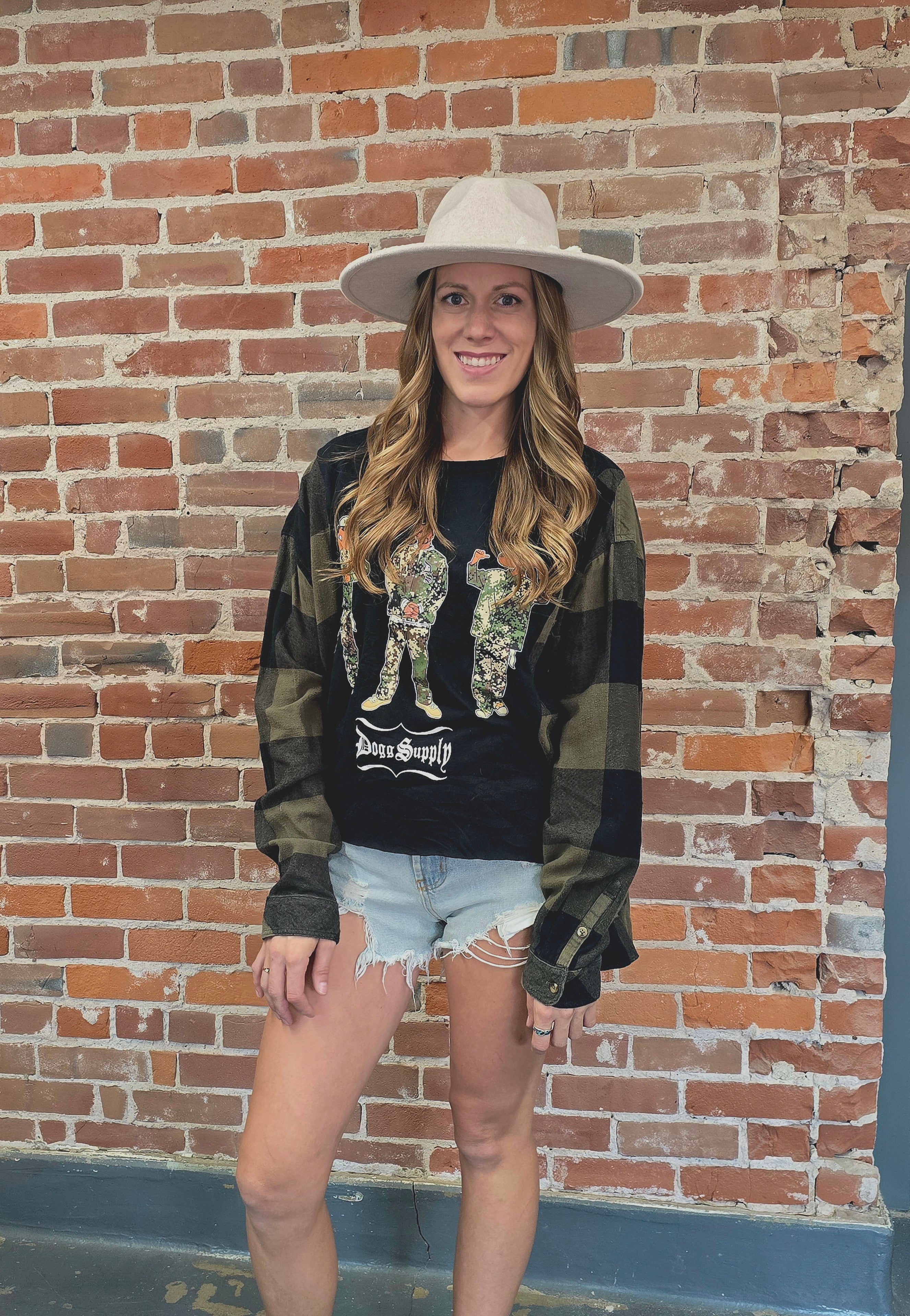 Dog Supply Upcycled Flannel - Handcrafted One-of-a-Kind