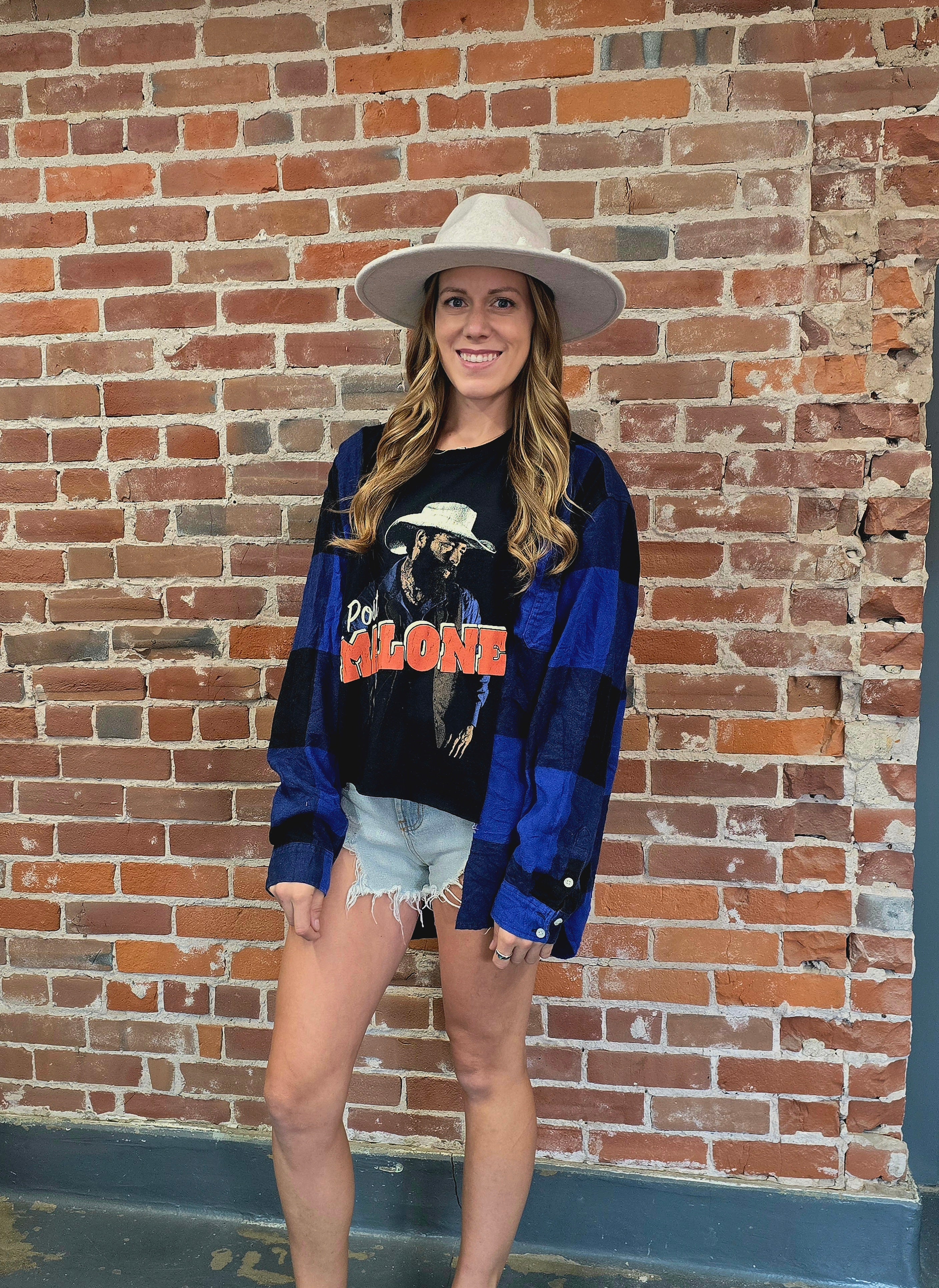 Post Malone Flannel Shirt - Handcrafted One-of-a-Kind
