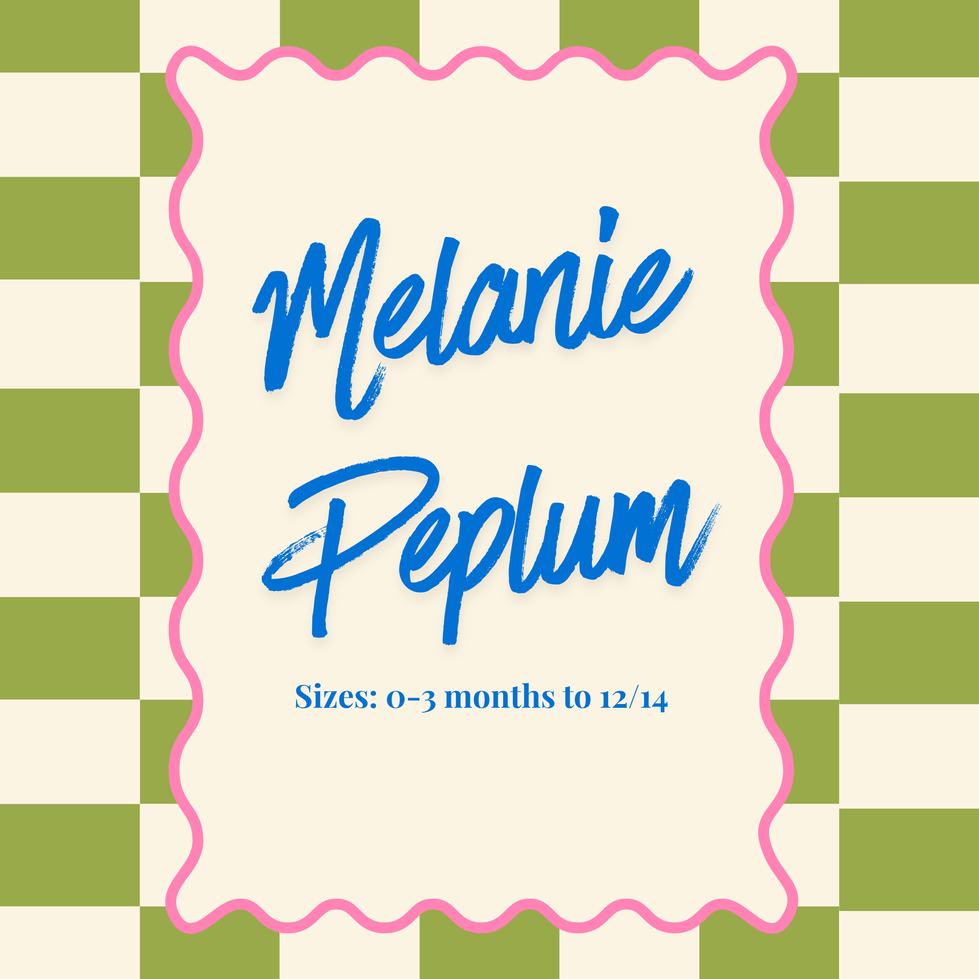 Melanie Peplum