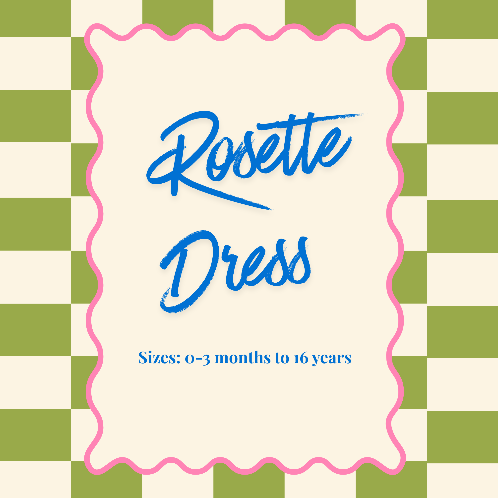Rosette Gathered Dress