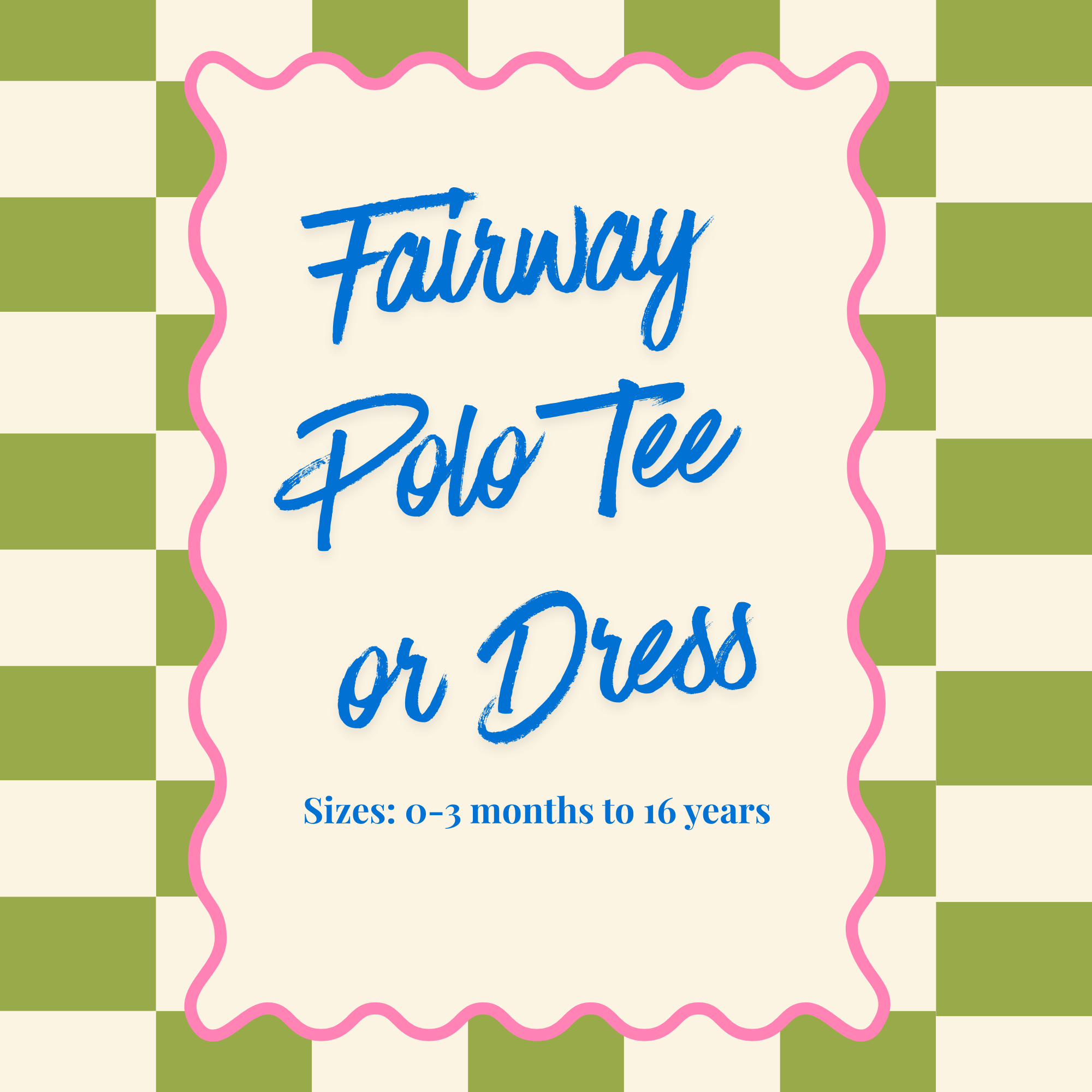 Fairway Polo Tee or Dress