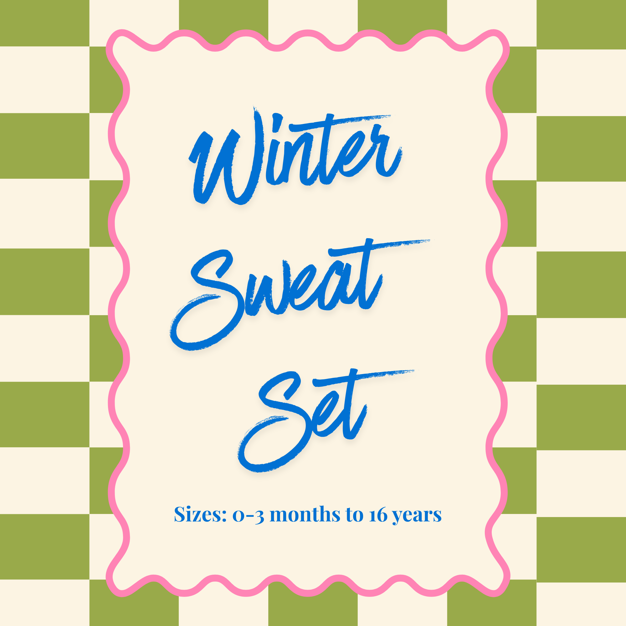 Winter Sweater/Pants Set