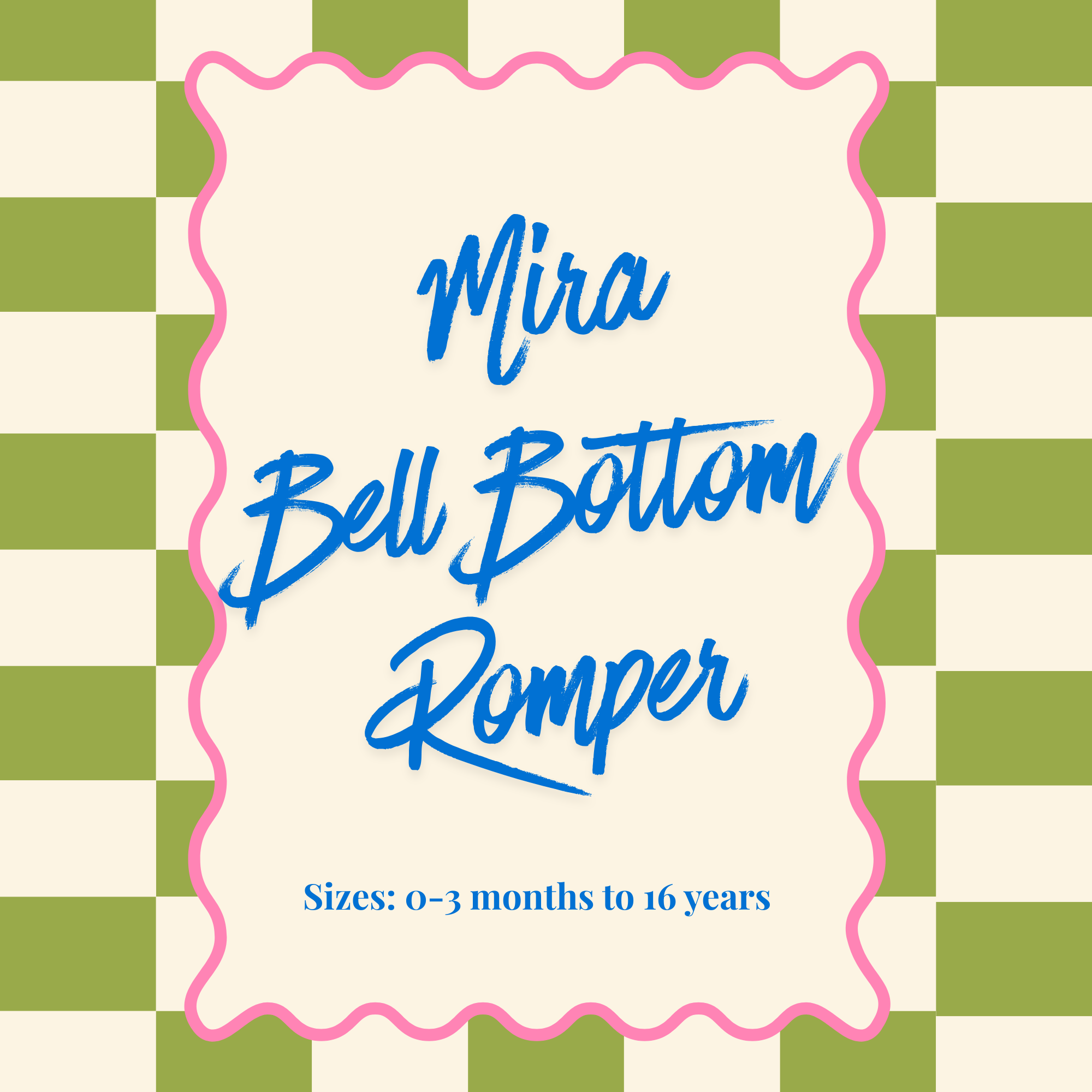 Mira Pinafore Bell Romper