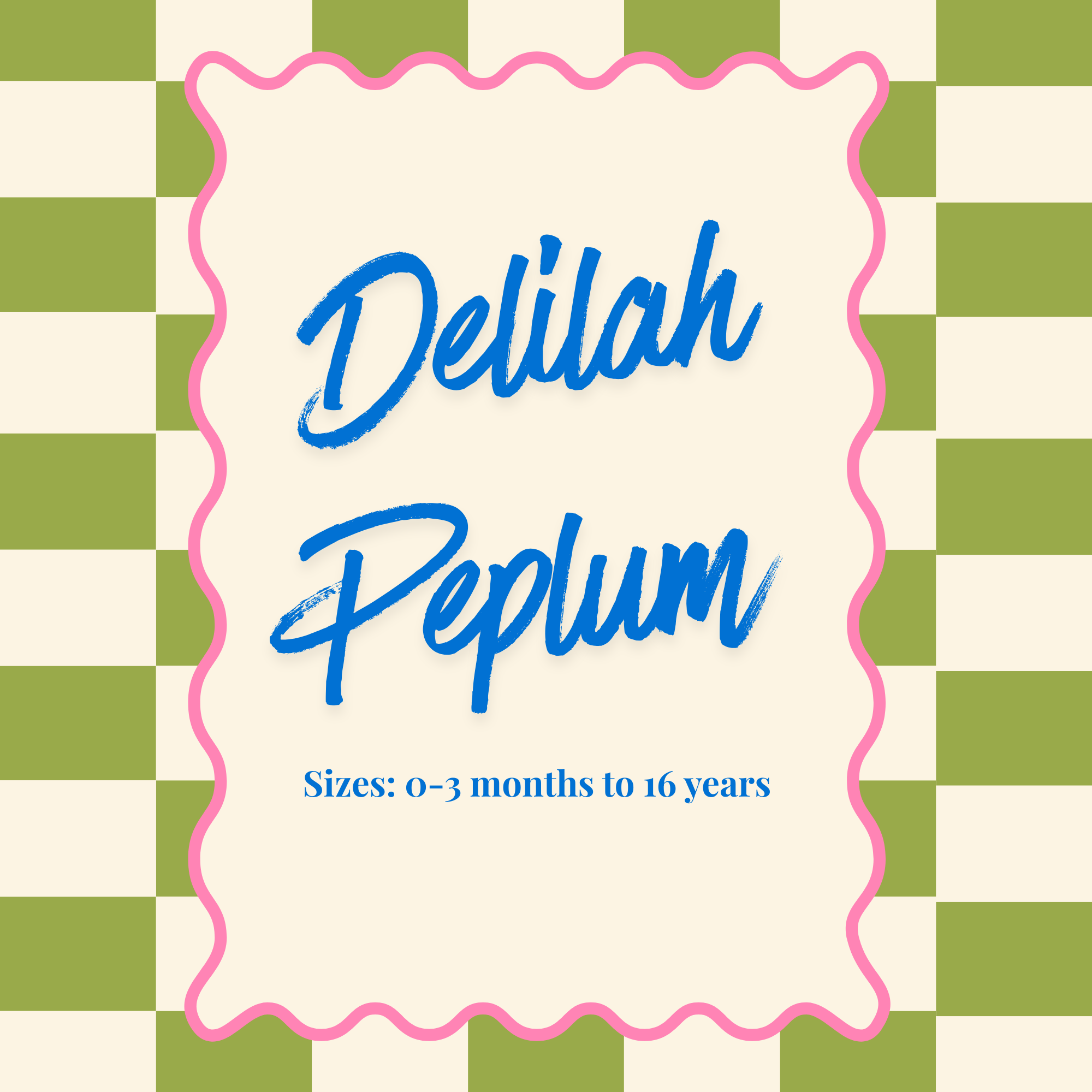 Delilah Peplum Top