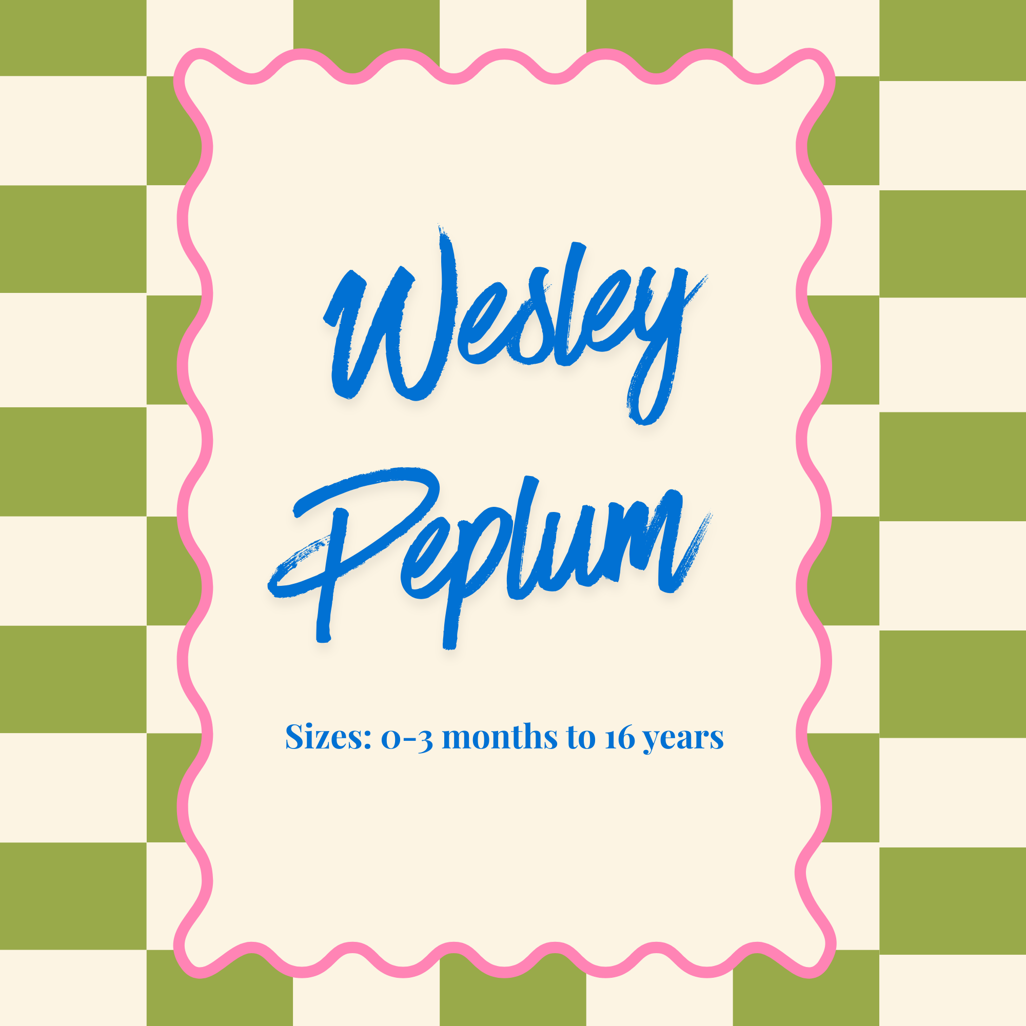 Wesley Peplum