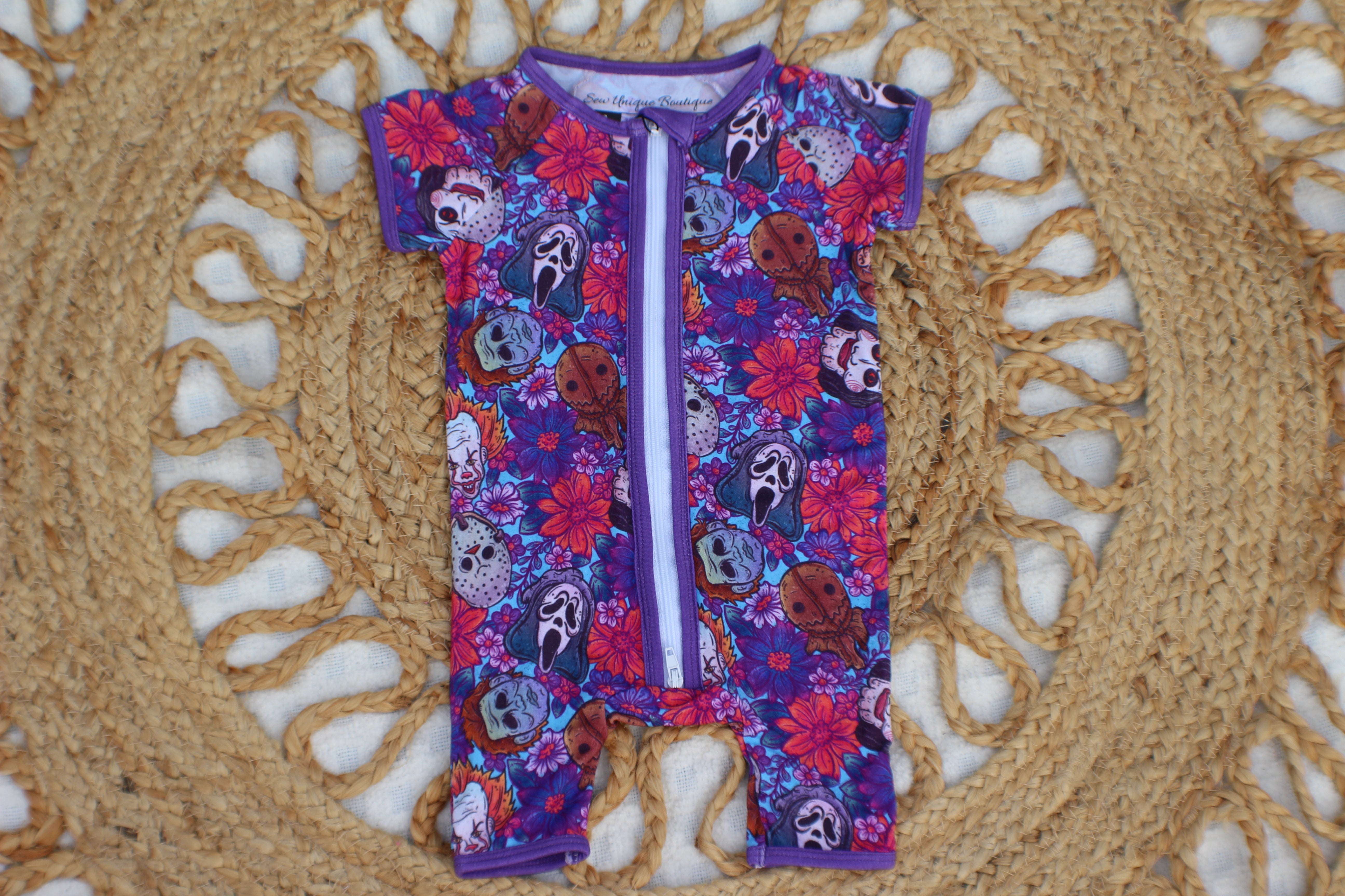 Halloween Bamboo Romper
