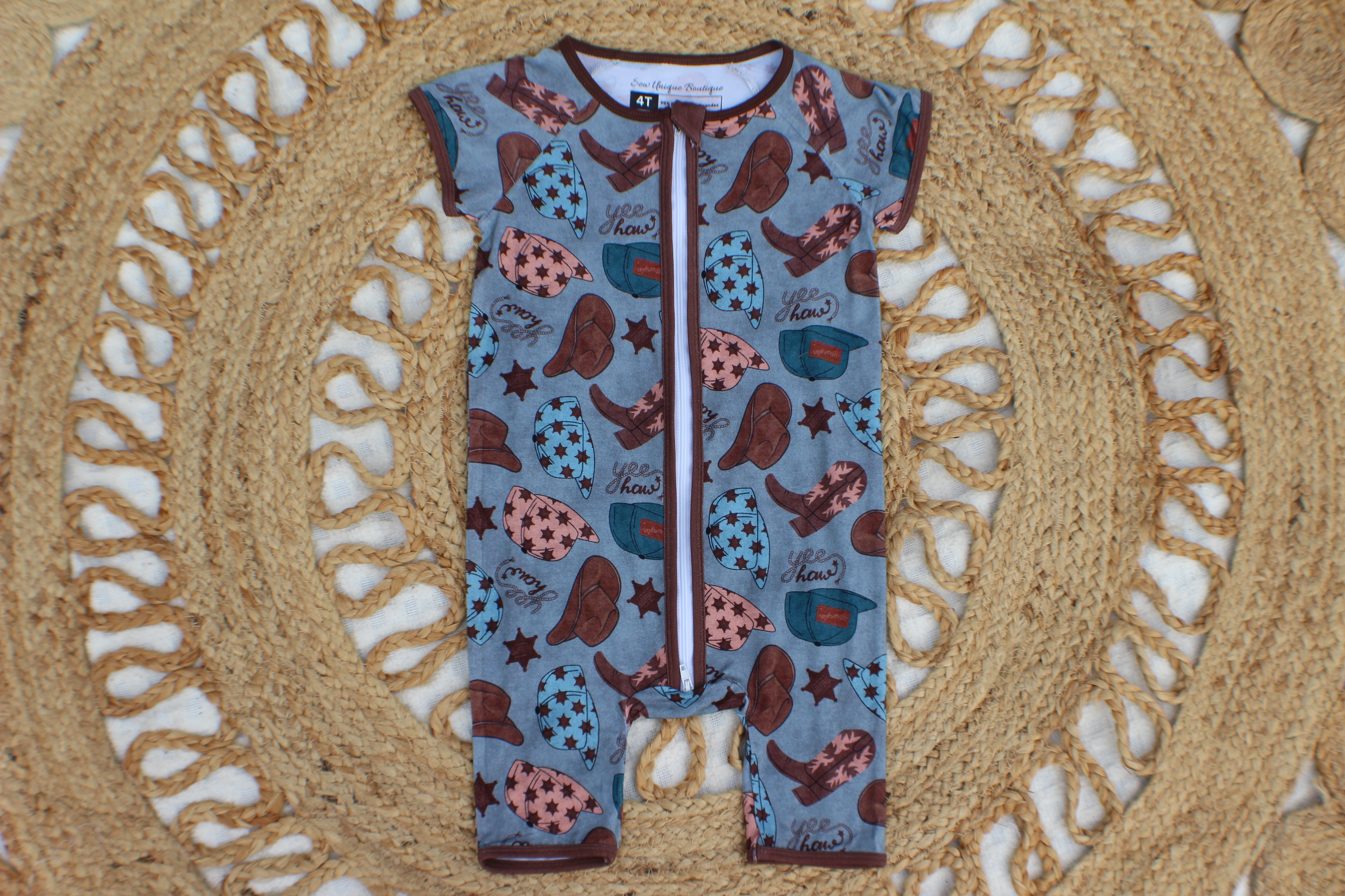 Yee Haw Zippy Romper