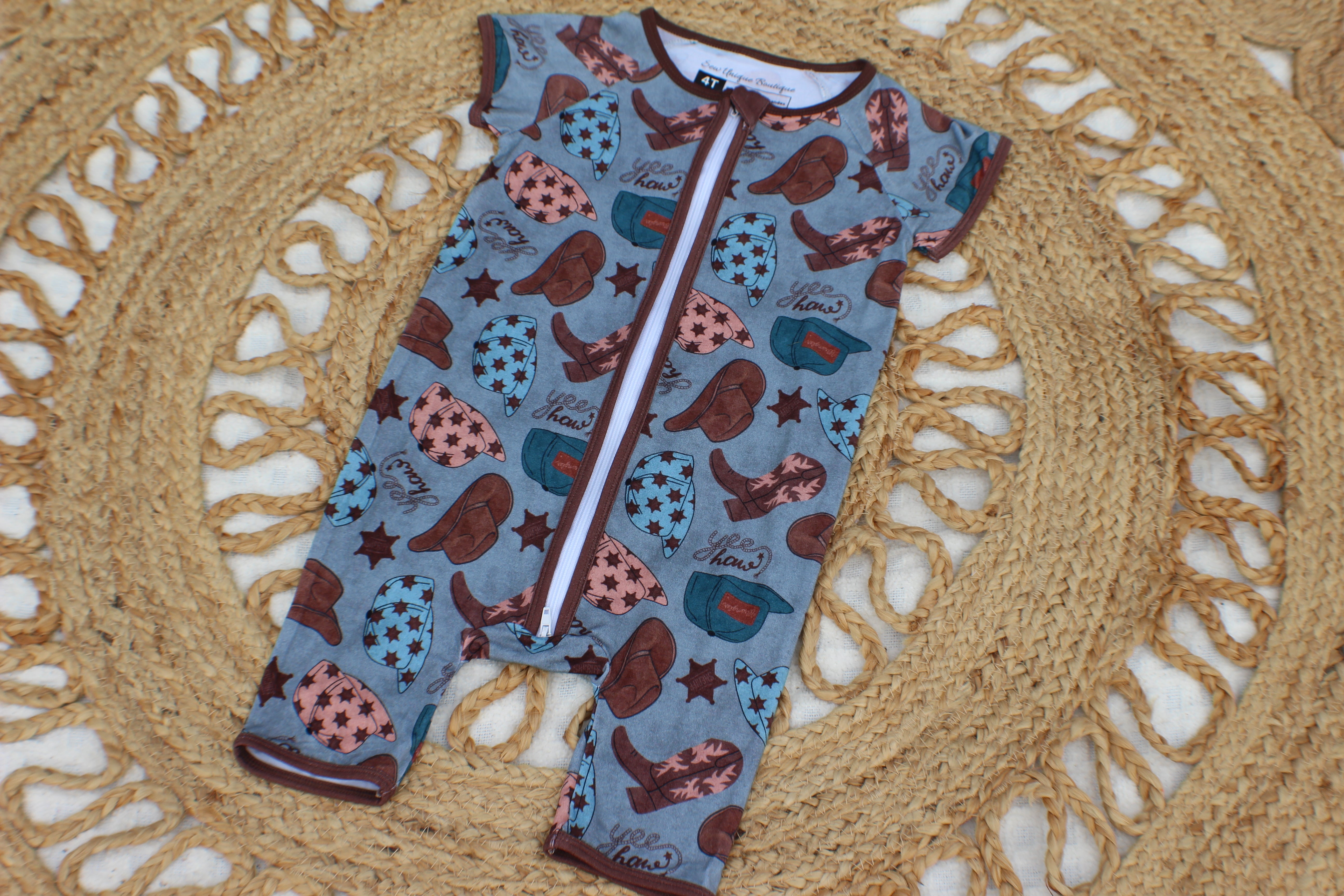 Yee Haw Zippy Romper