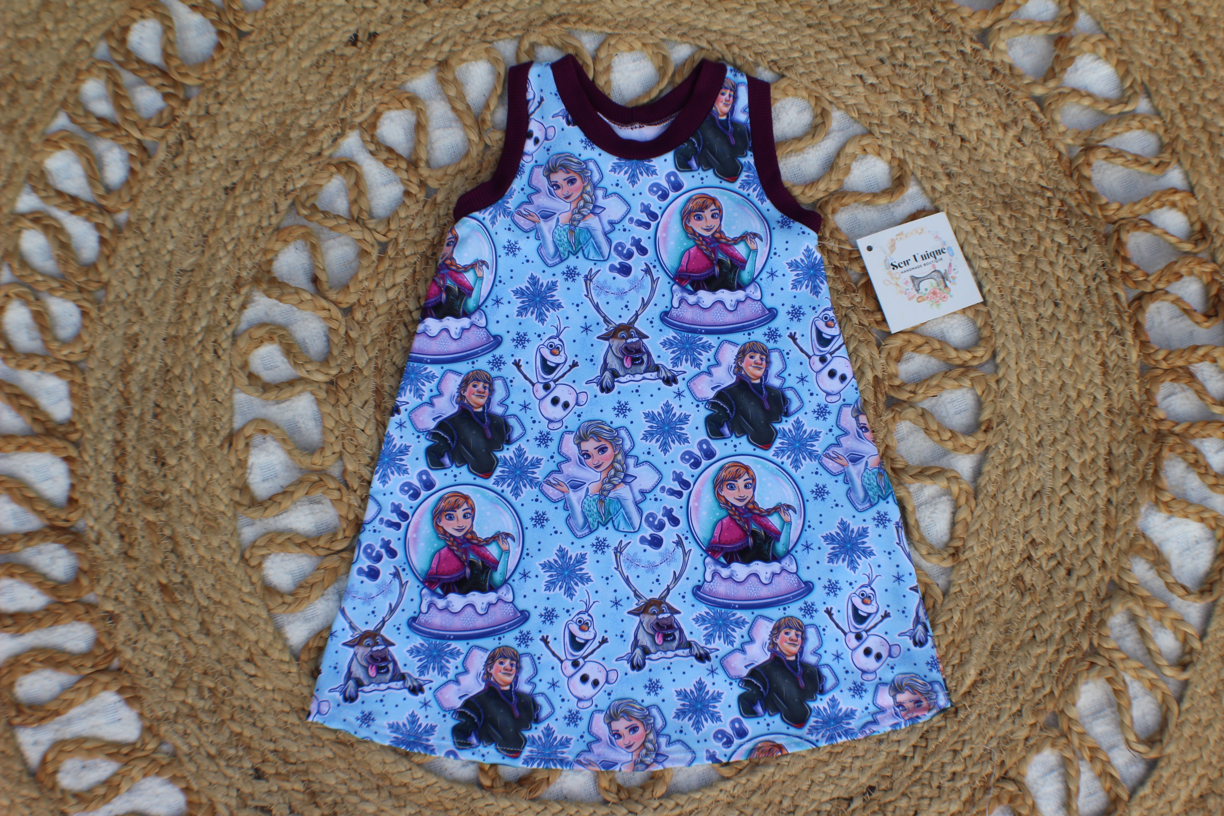 Frozen Racerback Dress- Made to Order