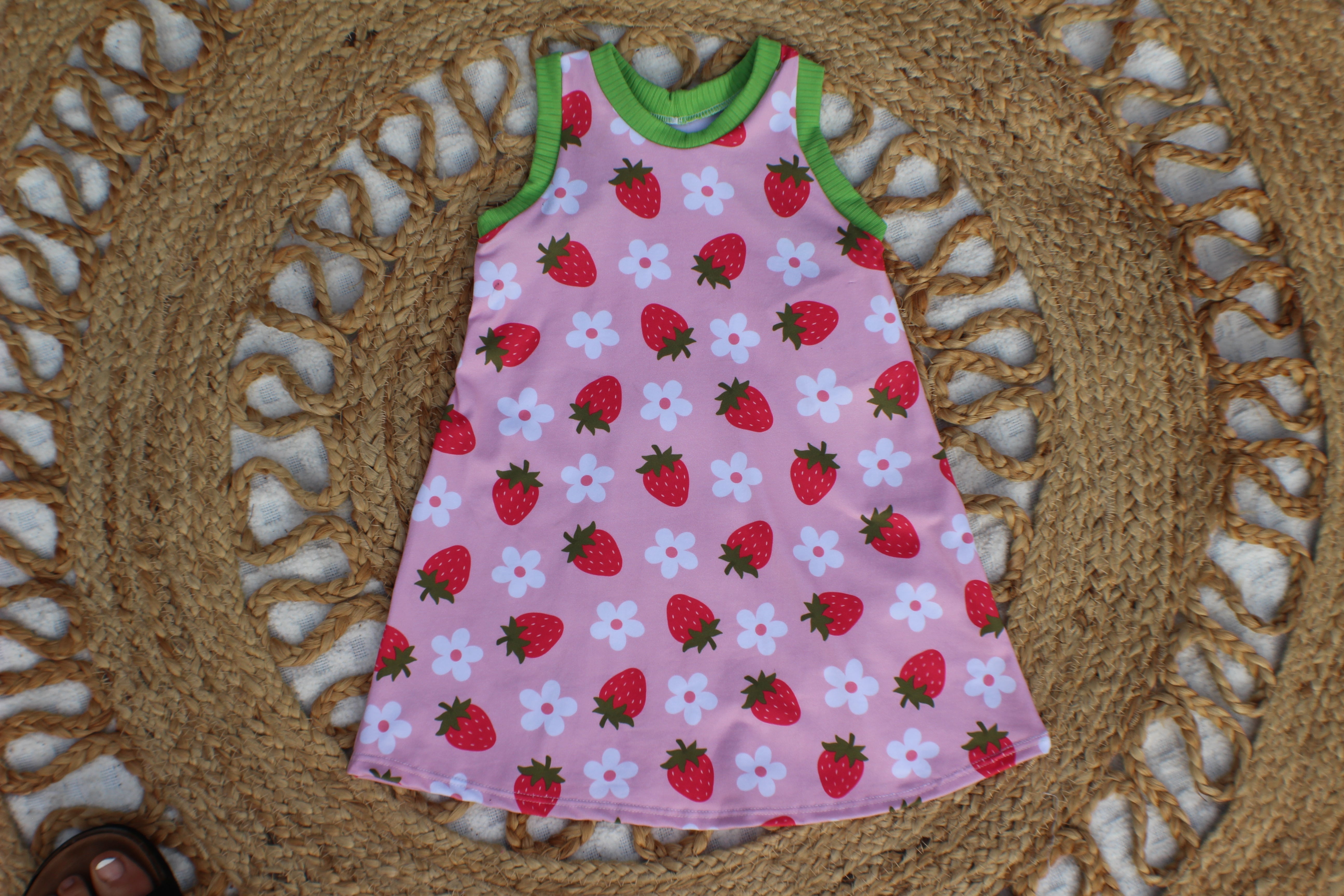 Strawberry Dress- Made to Order