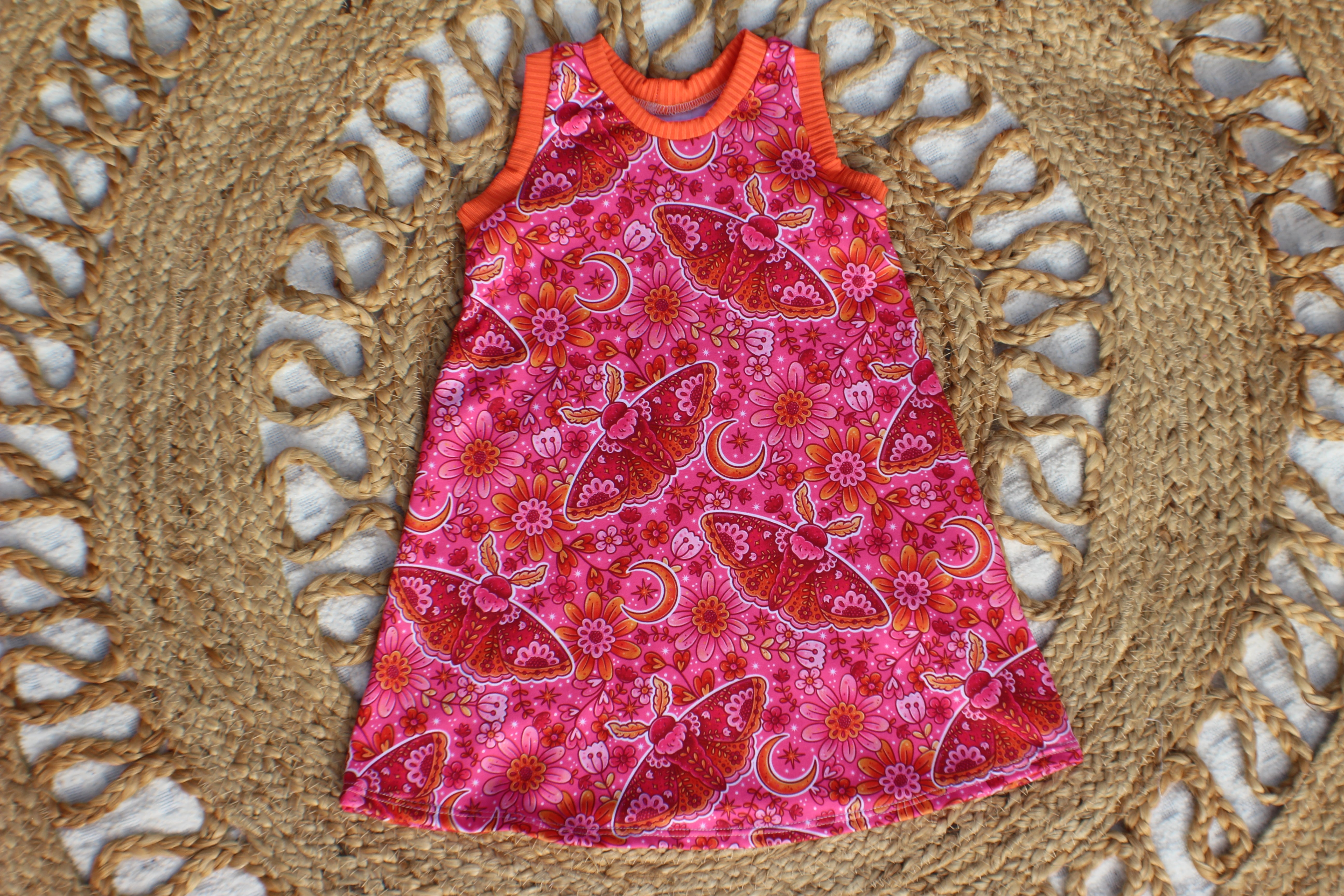 Celestial Moths Kids Dress- Made to Order