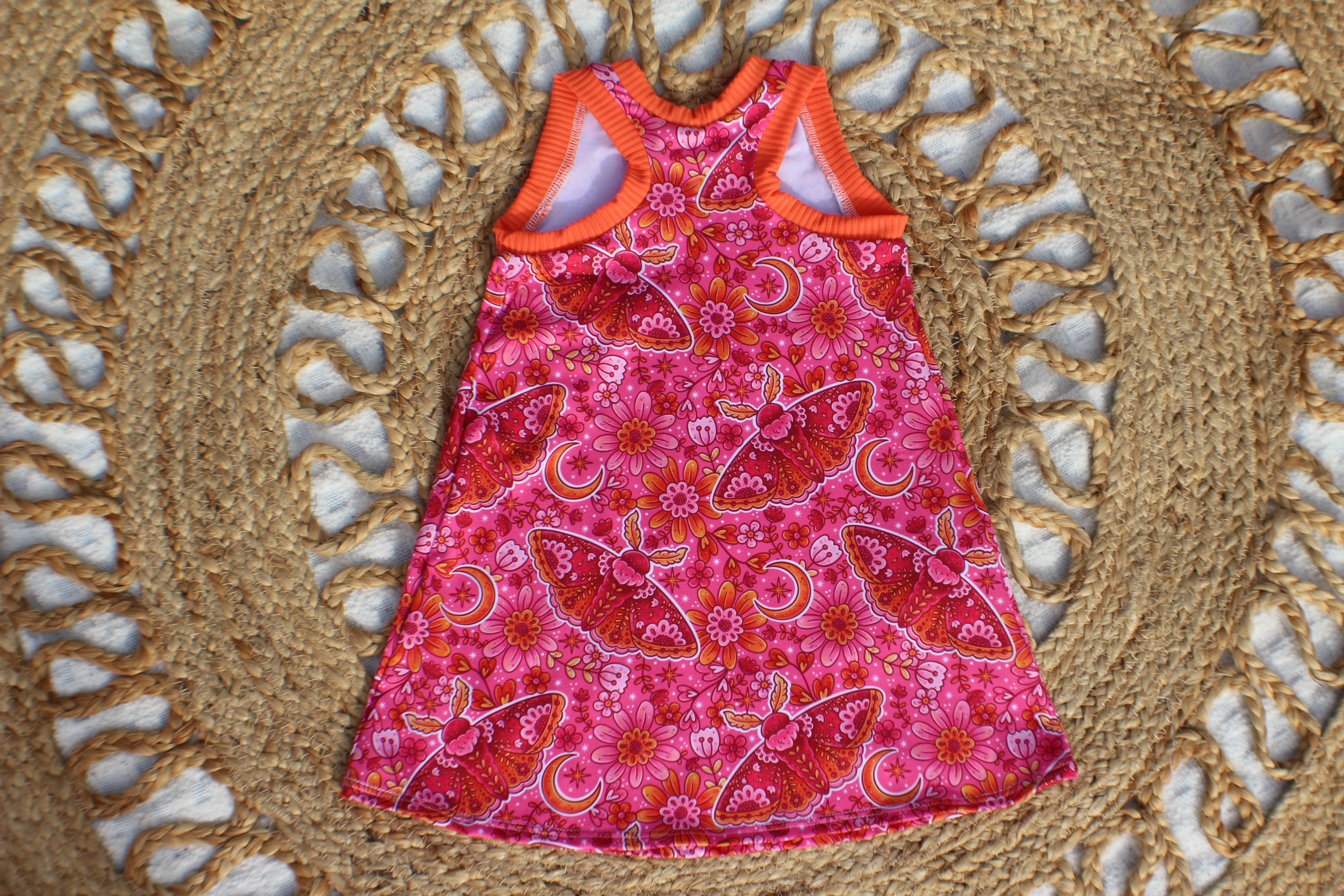 Celestial Moths Kids Dress- Made to Order
