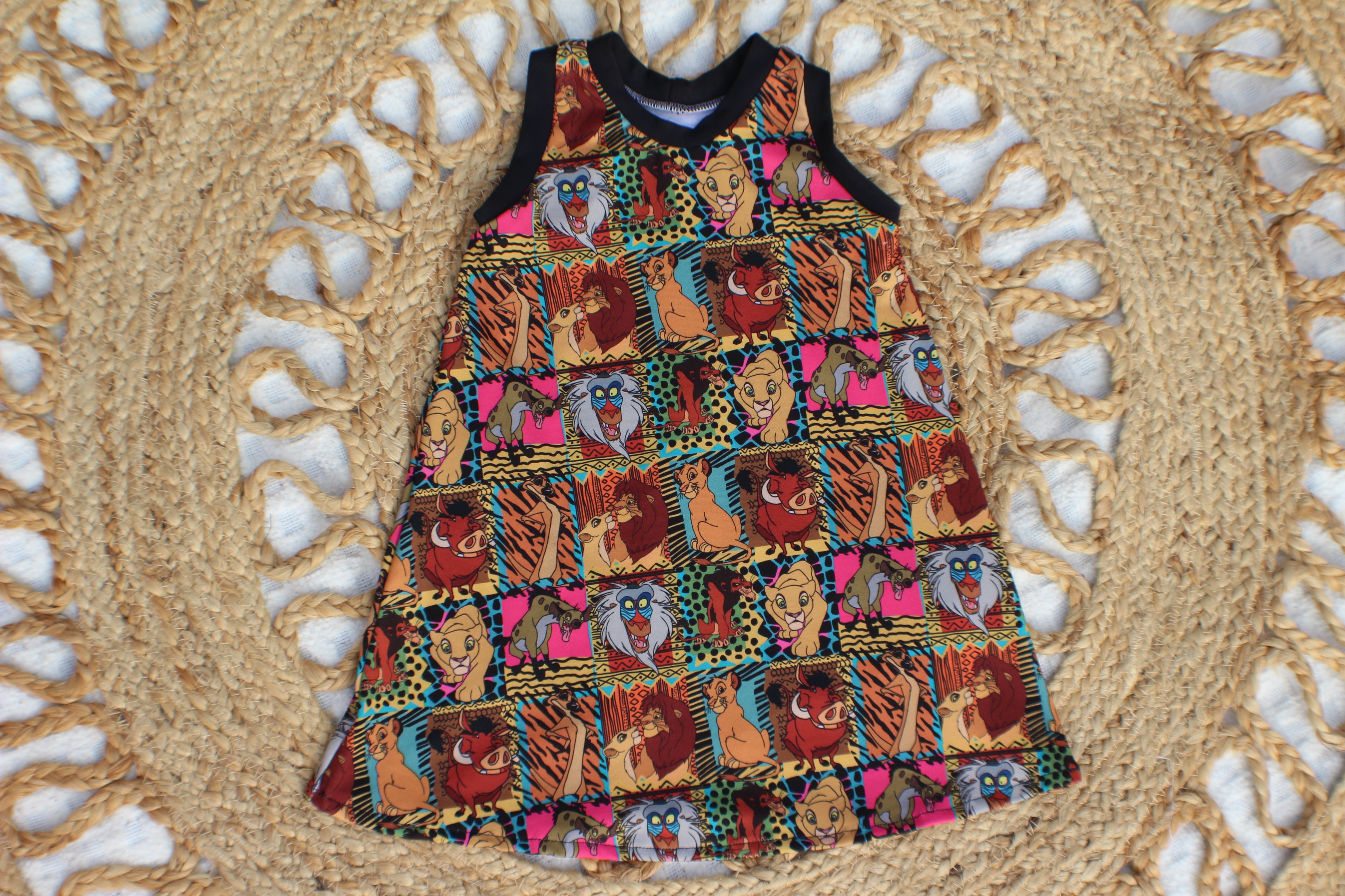 Retro Lion King Racerback Dress- Made to Order
