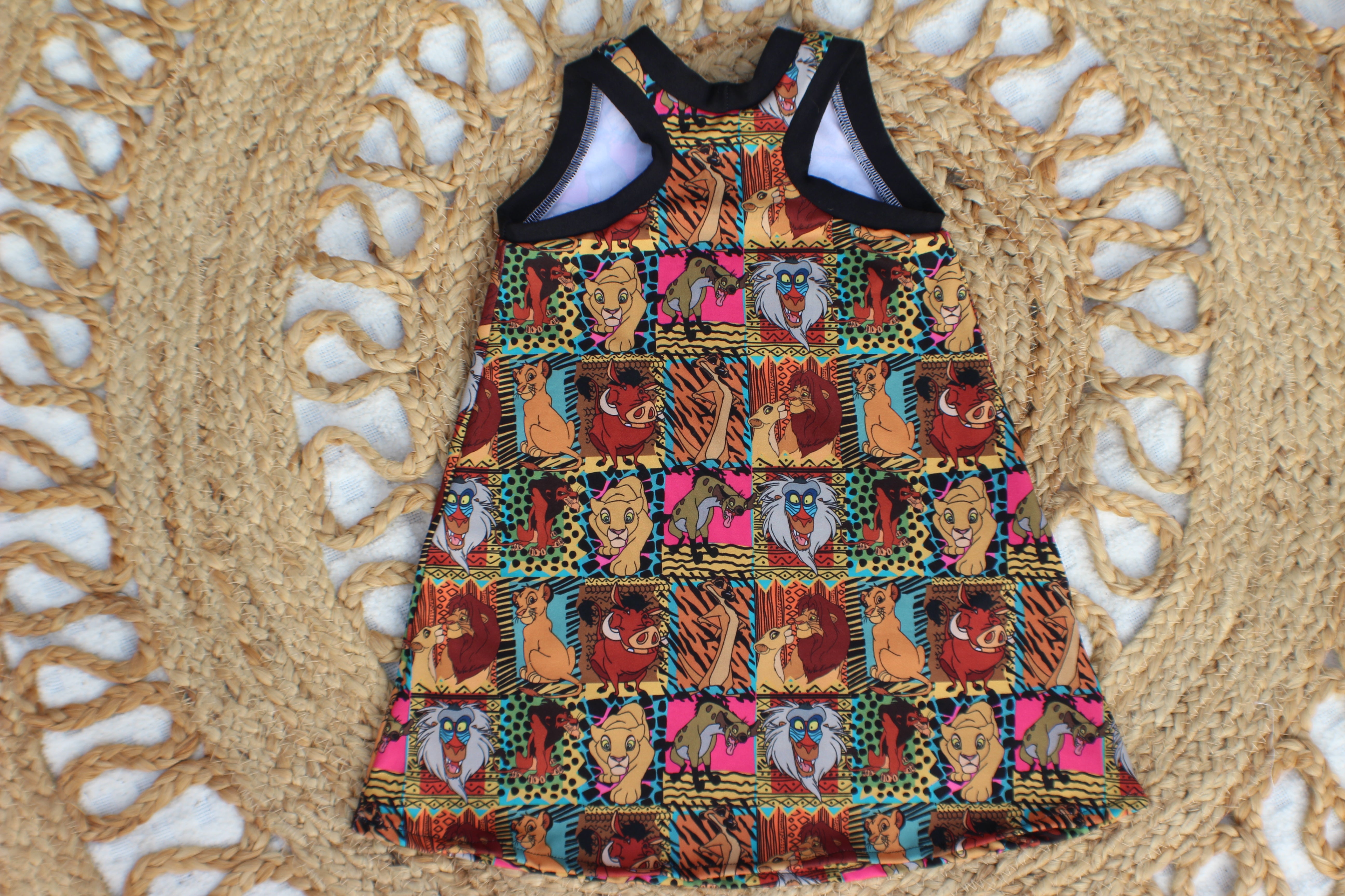 Retro Lion King Racerback Dress- Made to Order