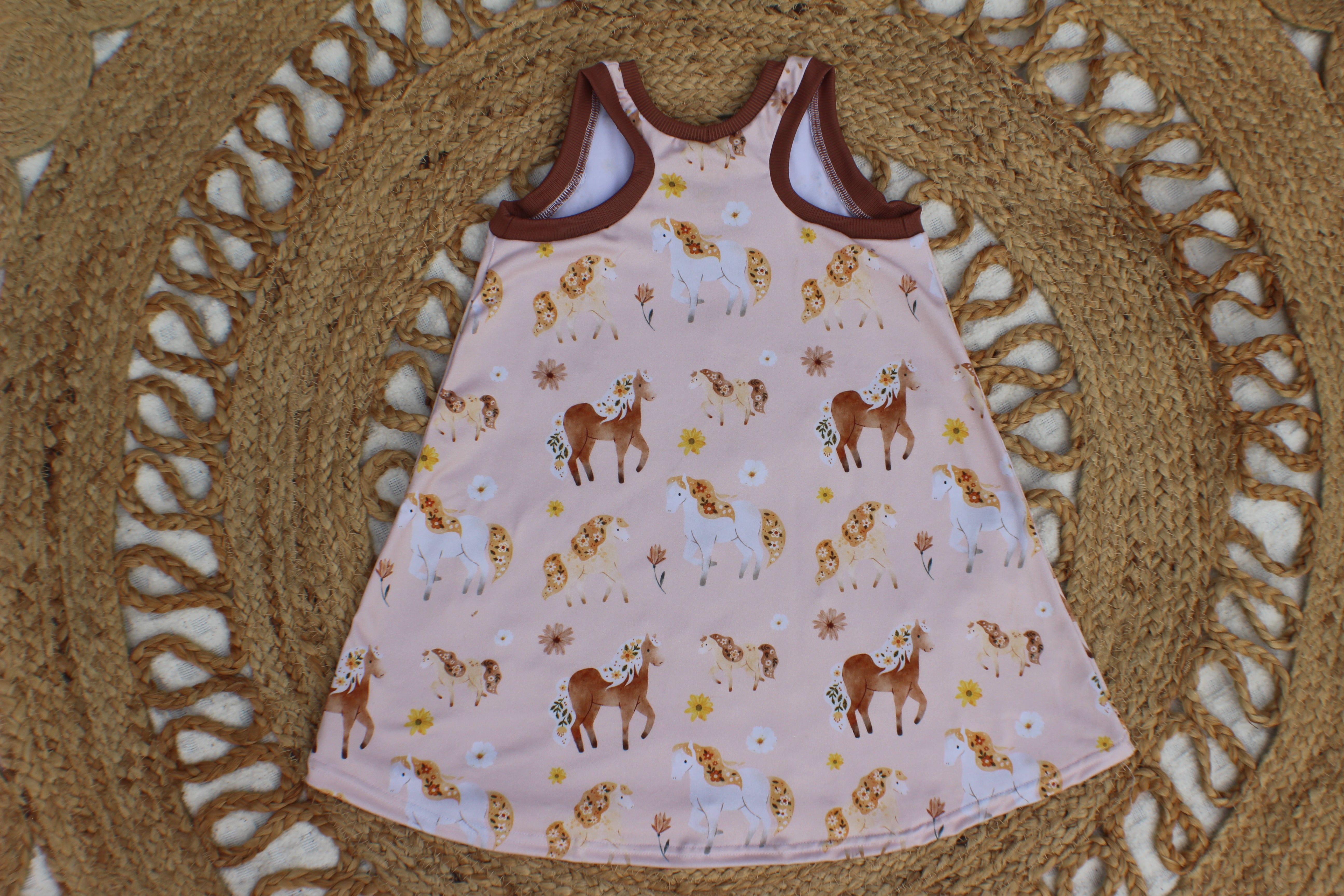 Horses Racerback Dress- Made to Order