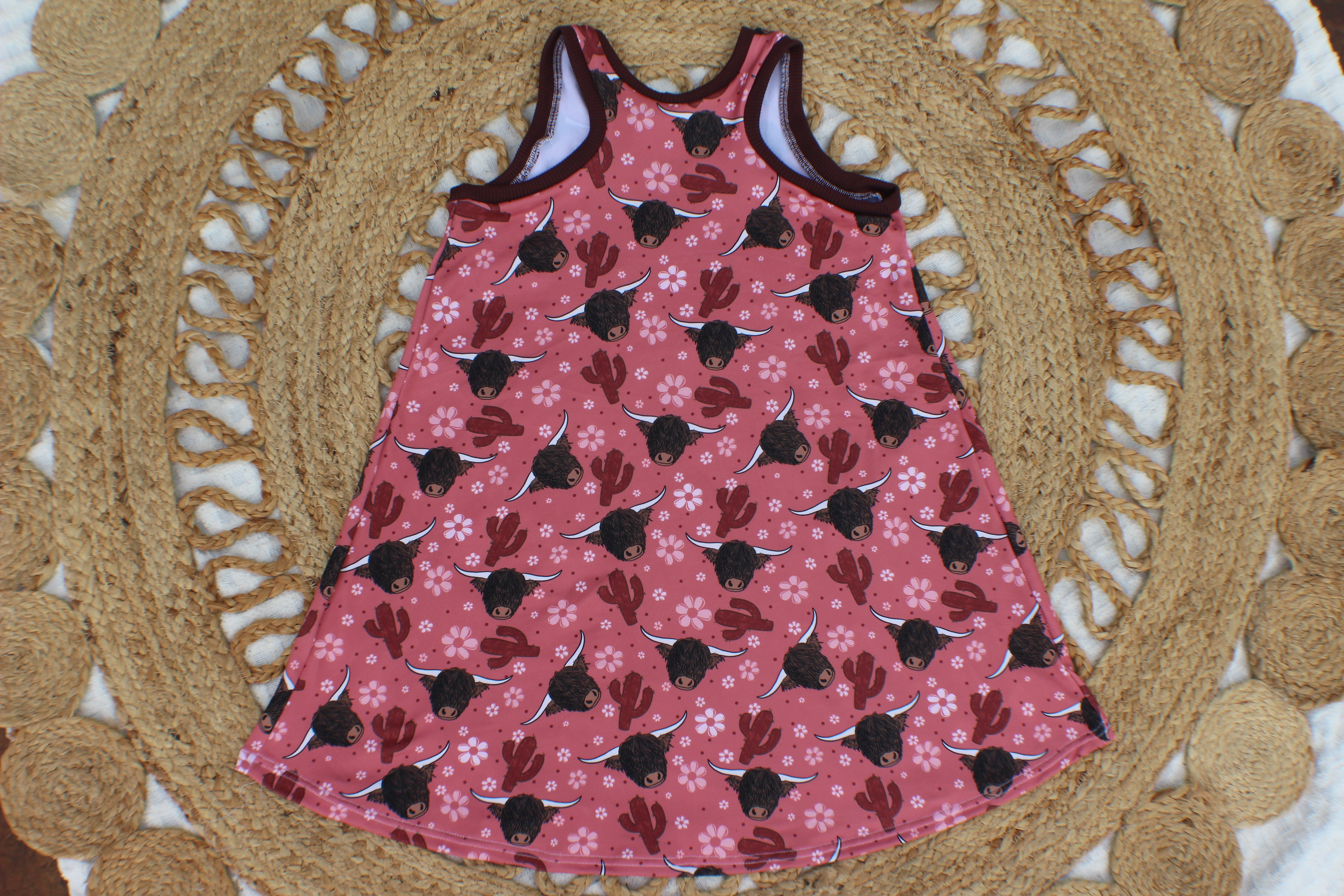 Highland Cow Dress- Made to Order
