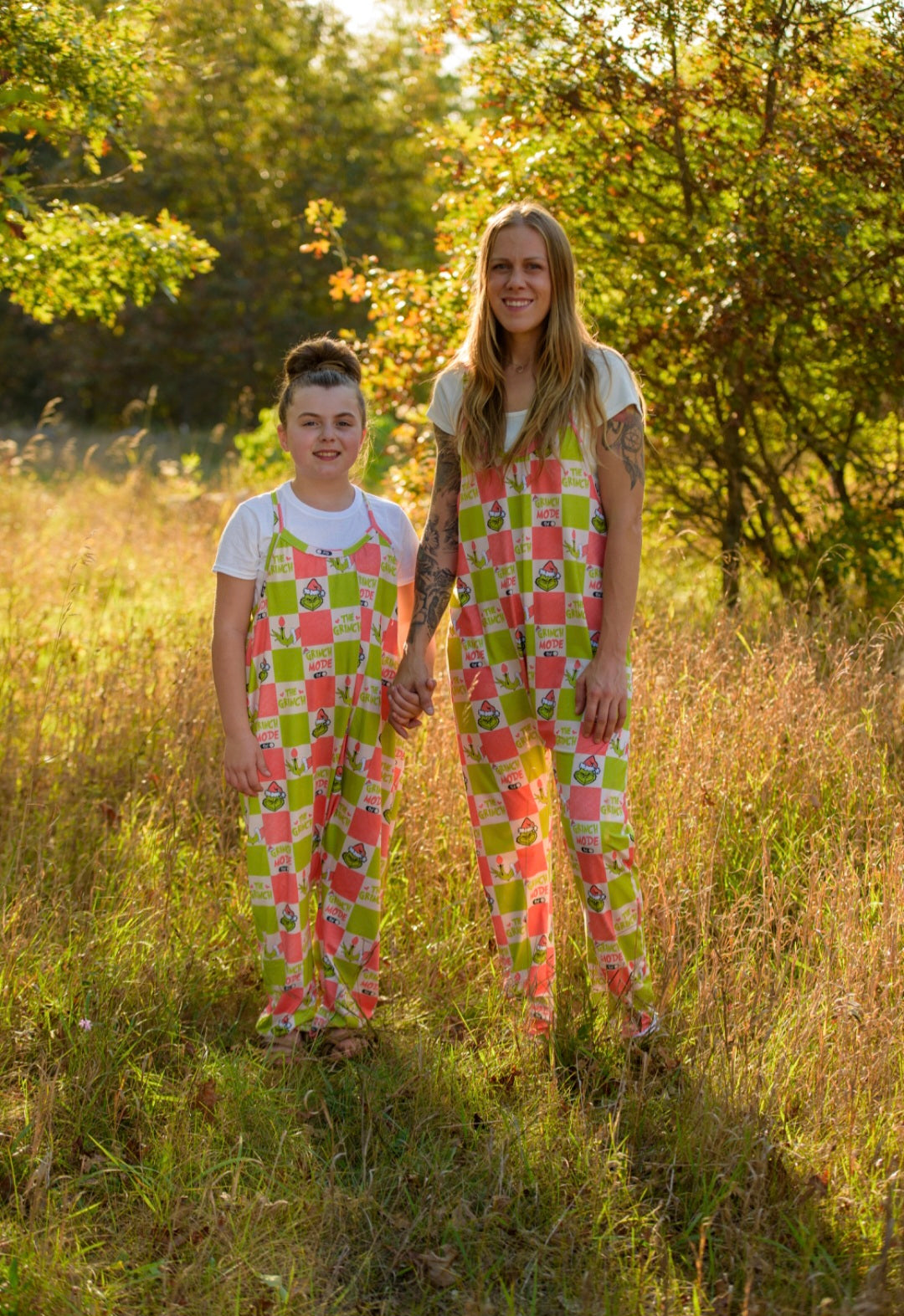 MeanOne Christmas Romper - Handcrafted One-of-a-Kind Comfort