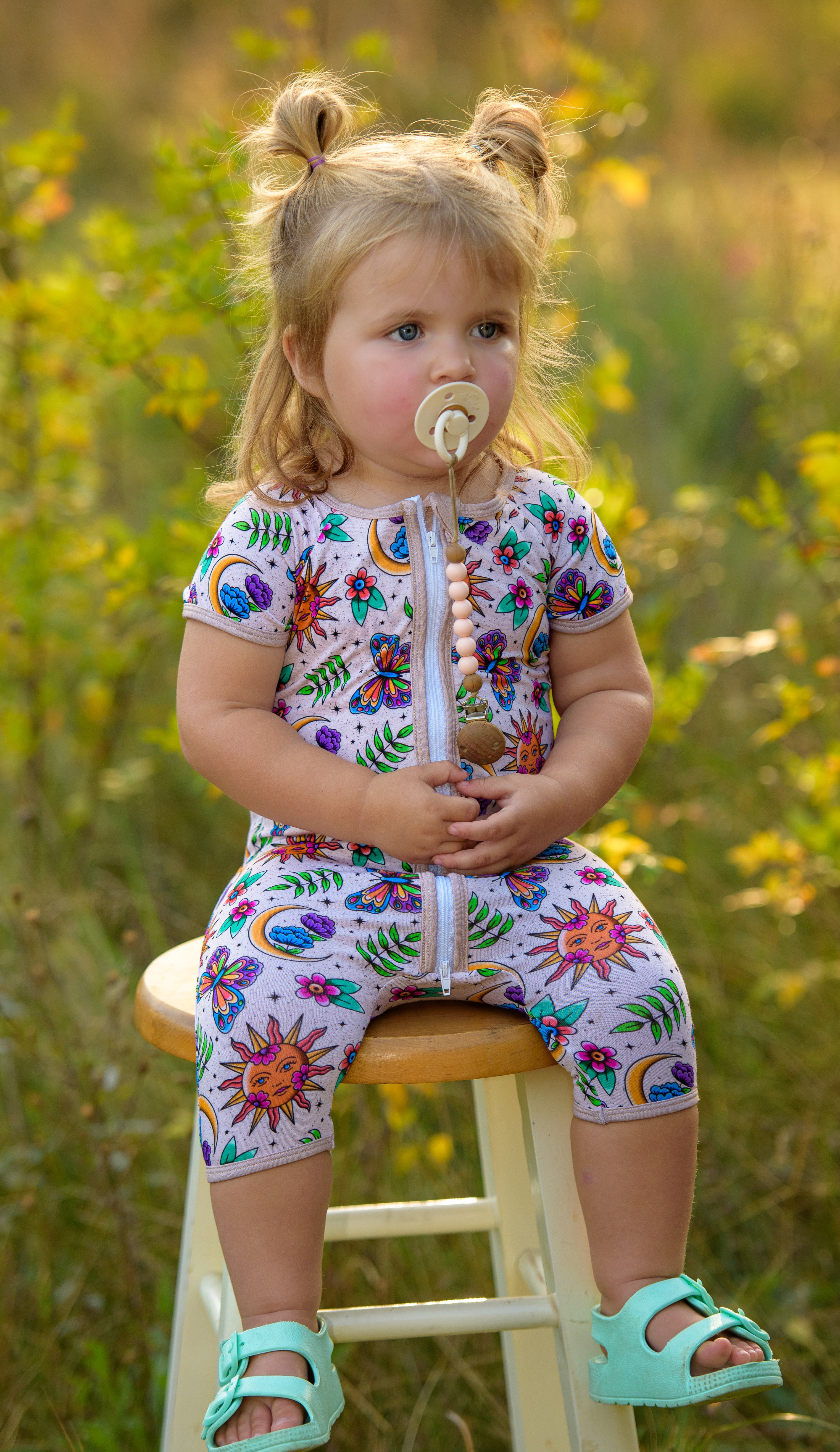 Starlit Celestial Bamboo Zip PJ – Handcrafted Comfort