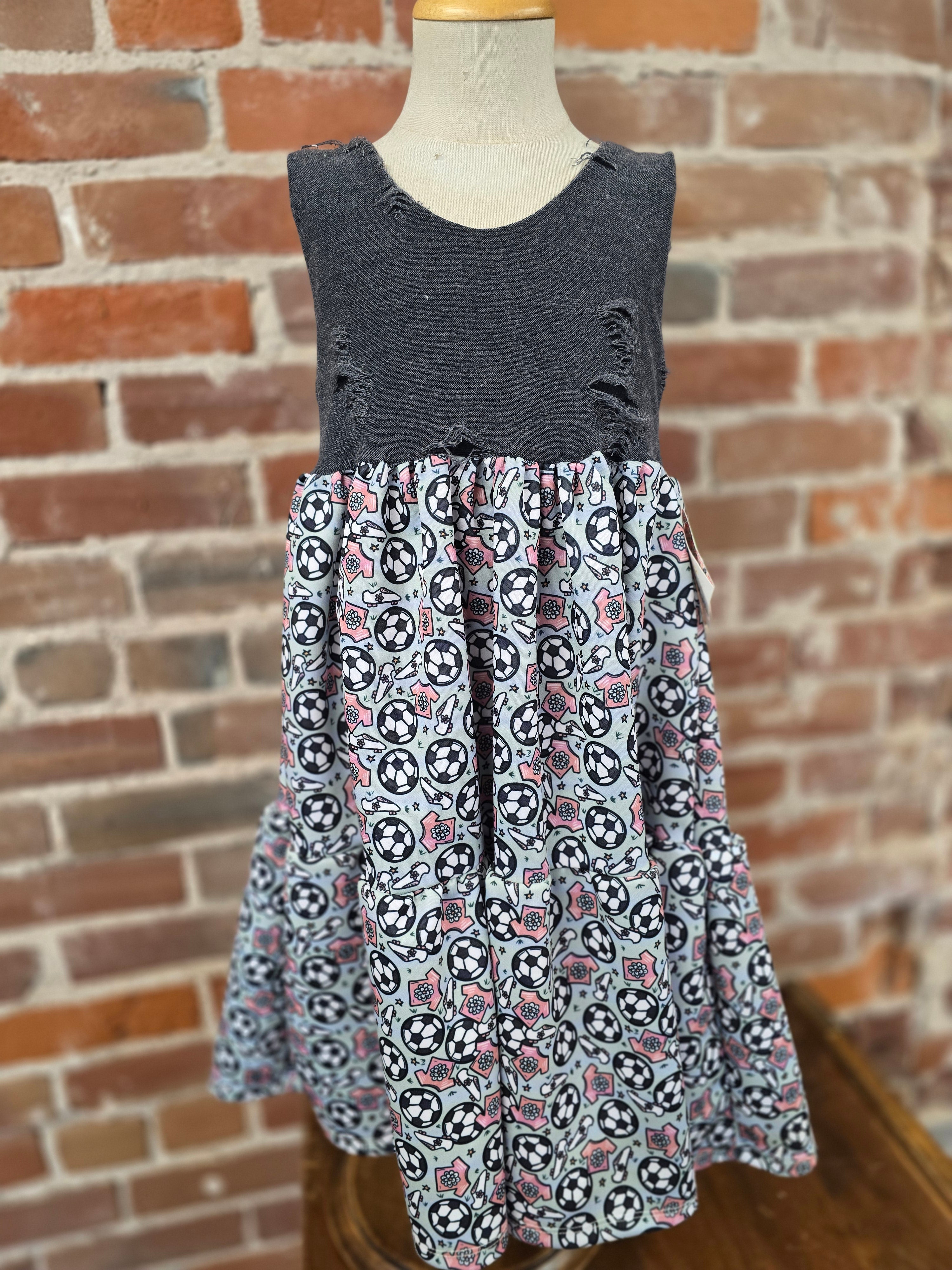 Soccer Dress – Handcrafted One-of-a-Kind Style