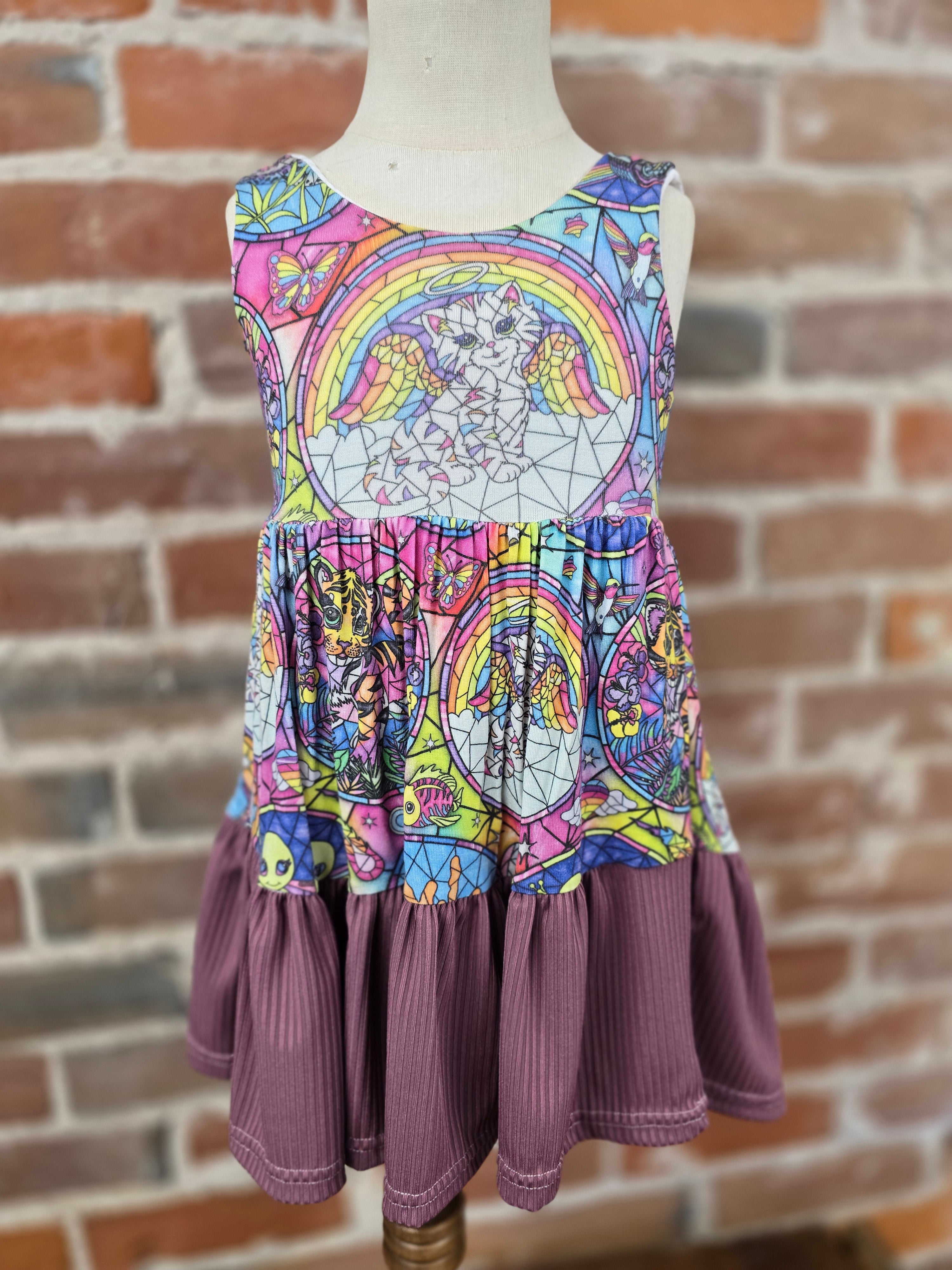 LF Stained Glass Tiered Dress – Handcrafted Quality