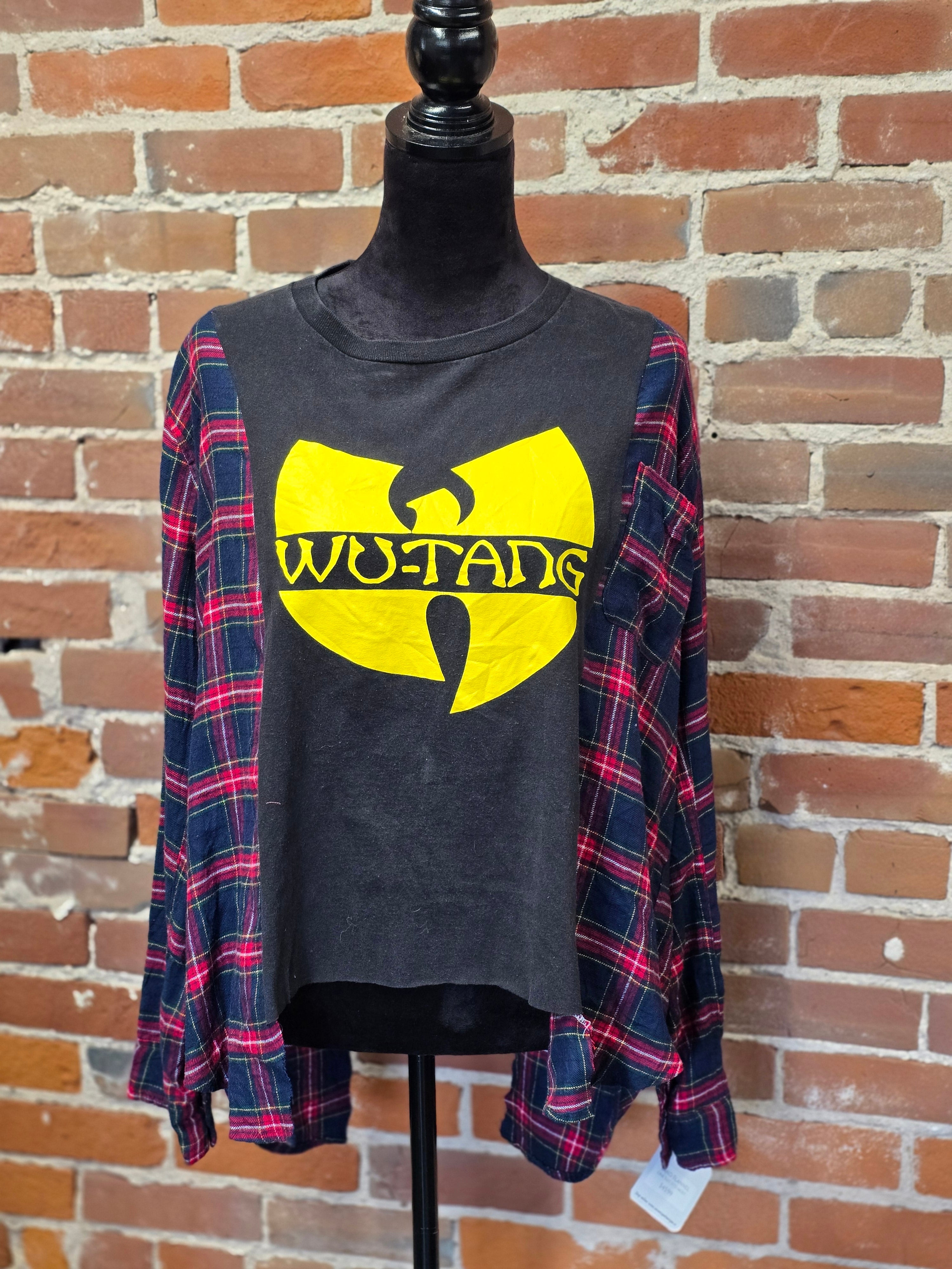 Wu-Tang Flannel Shirt - Handcrafted One-of-a-Kind Style