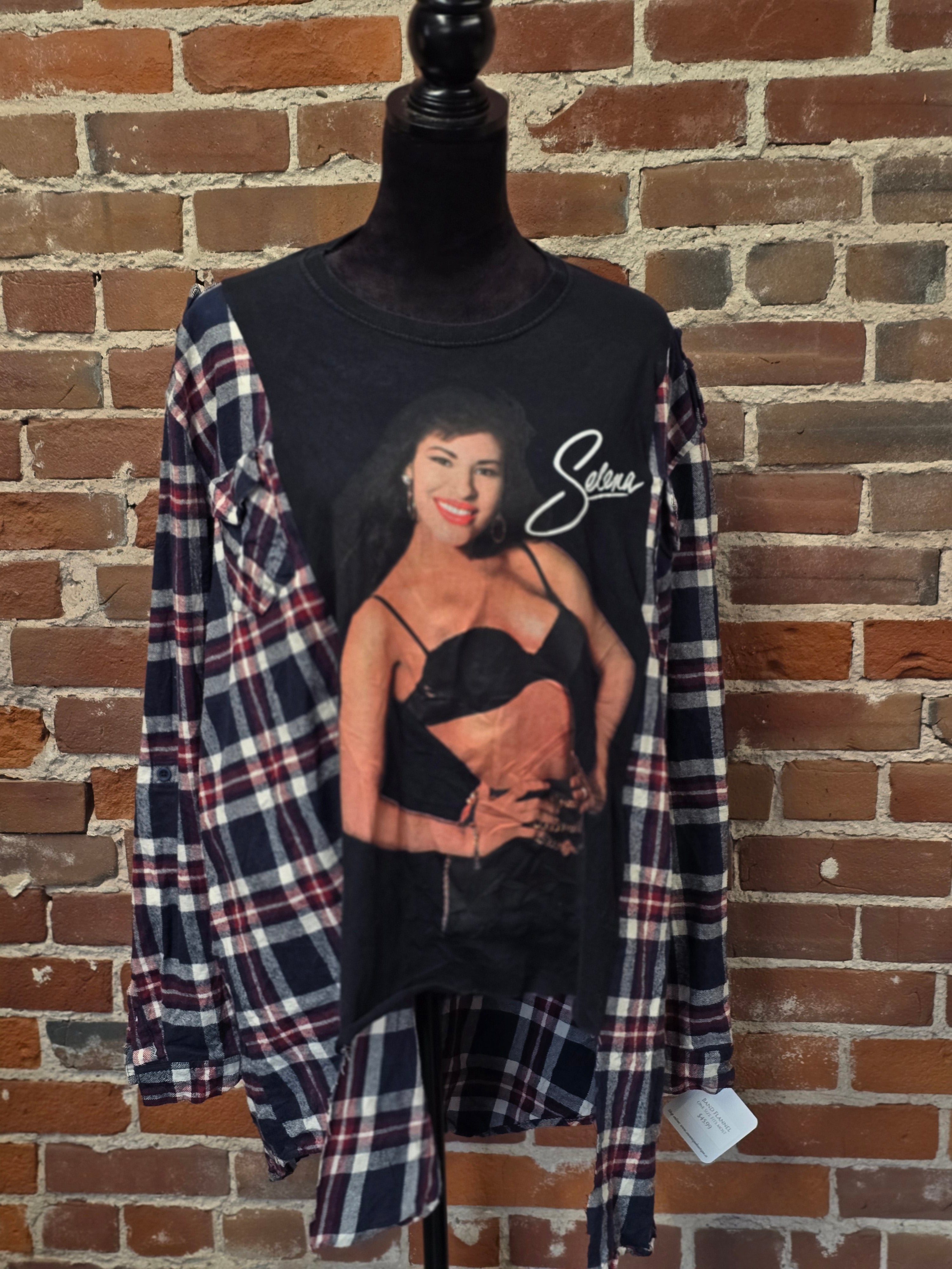 Selena Flannel - Handcrafted One-of-a-Kind