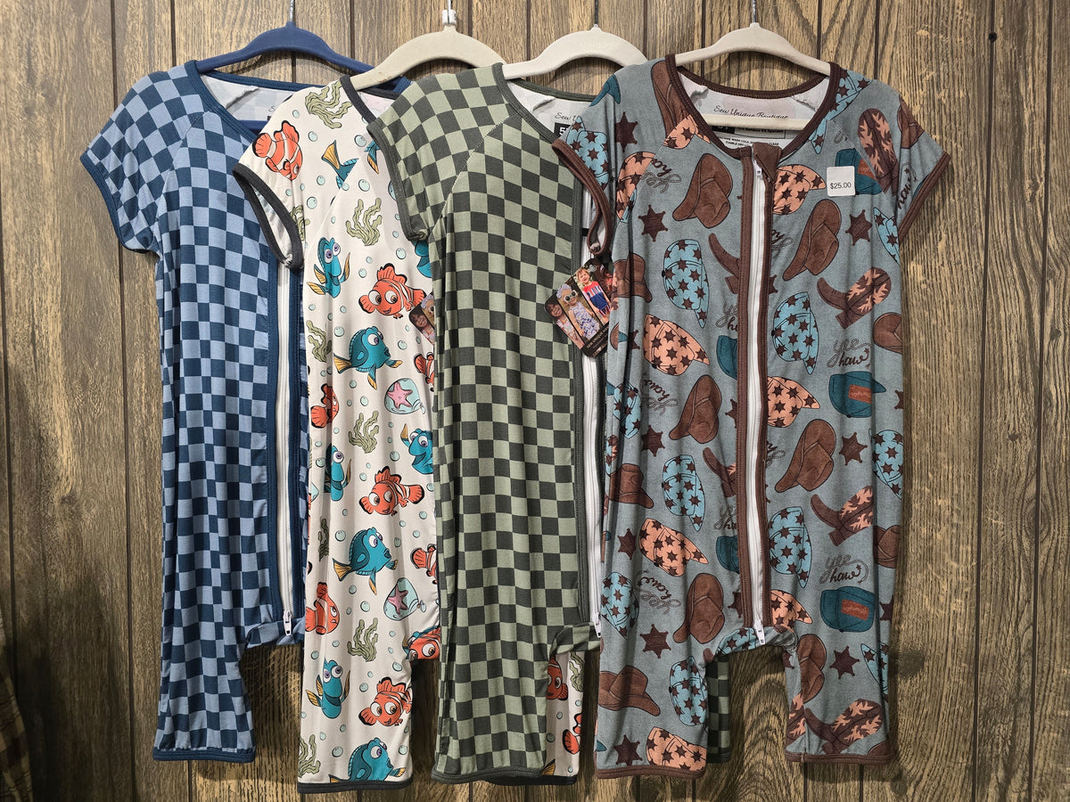a group of pajamas on swingers