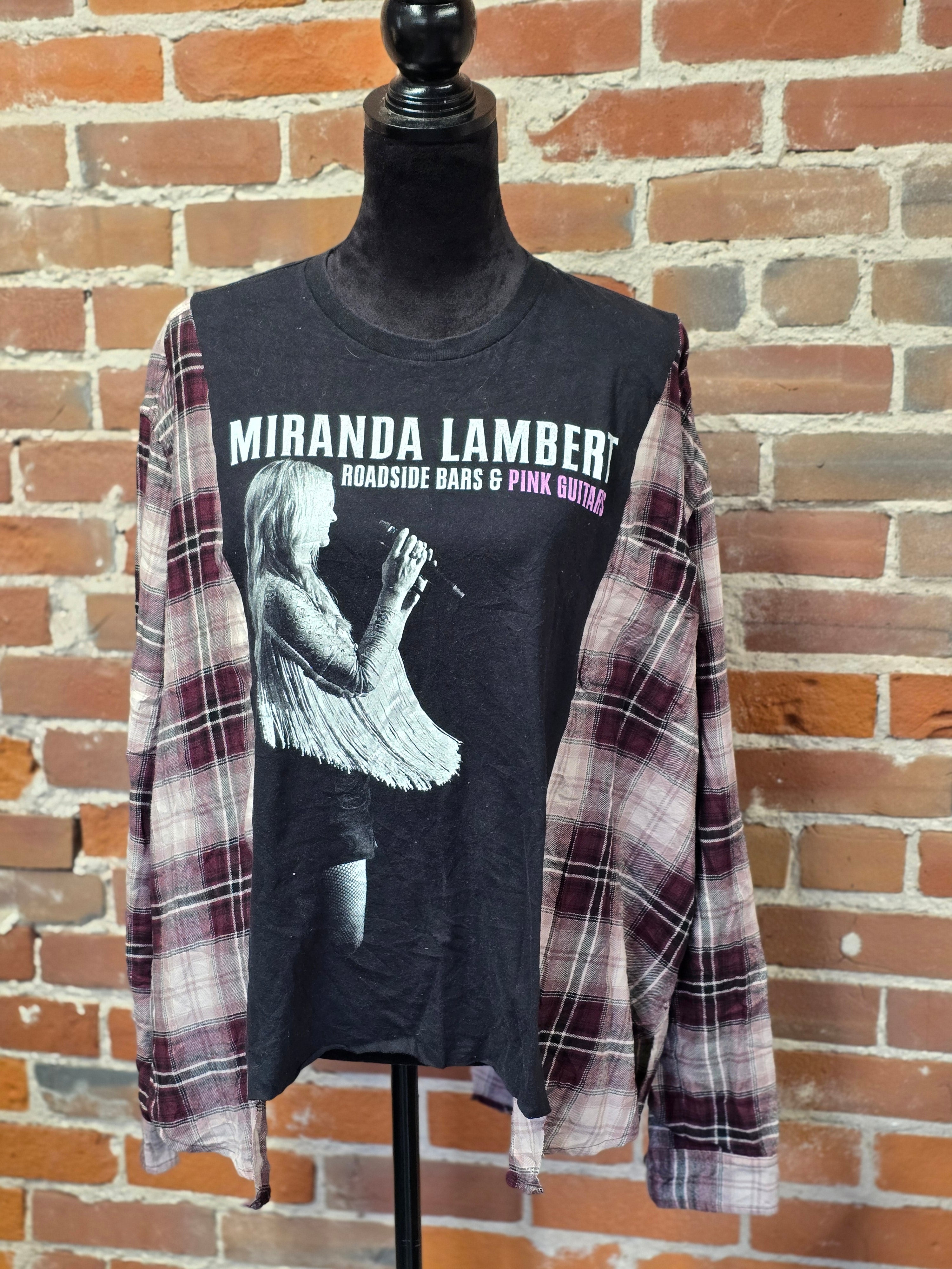 Miranda Lambert Flannel Shirt - Handcrafted One-of-a-Kind