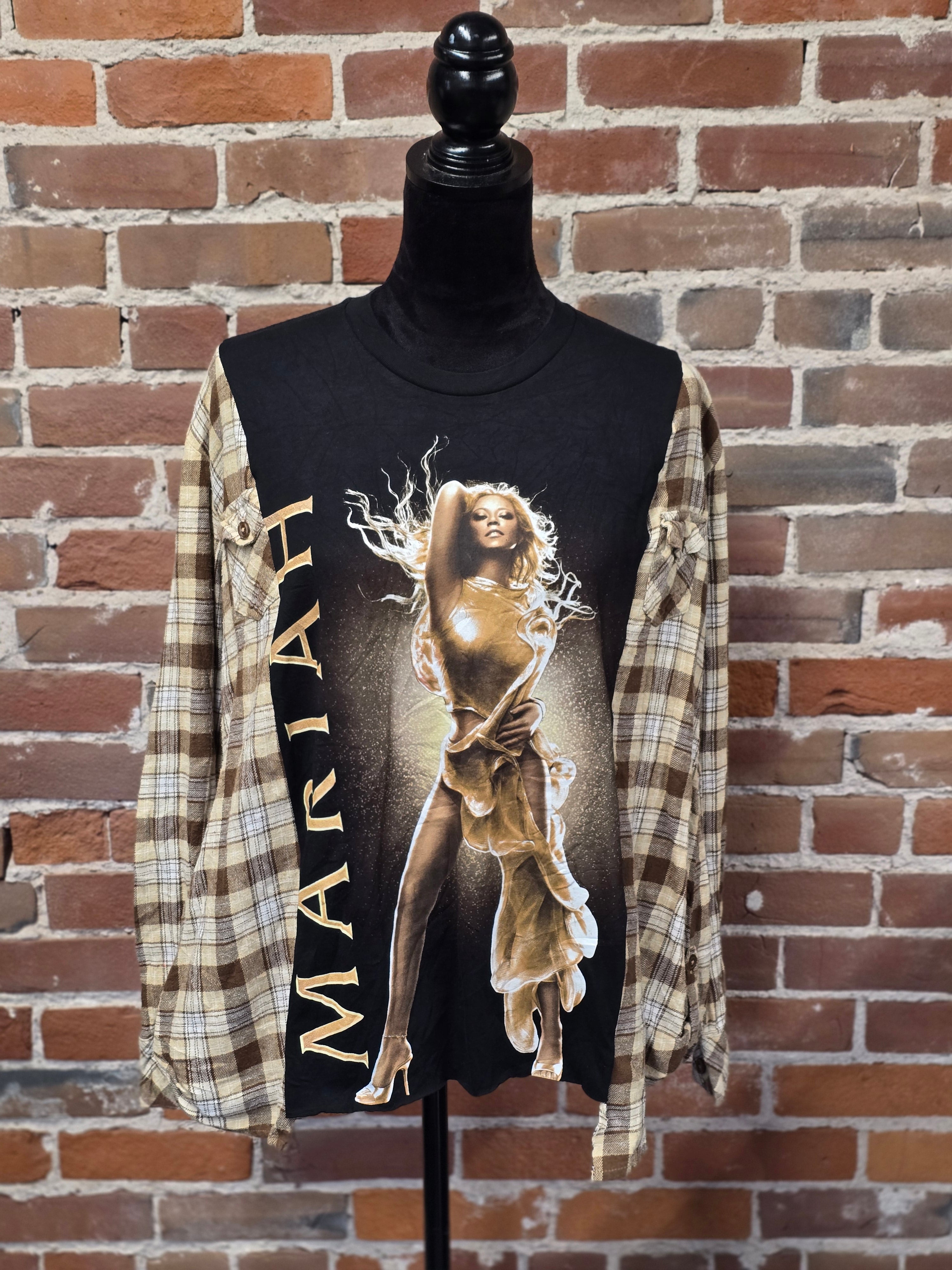 Retro Revival Flannel Shirt – Handcrafted One-of-a-Kind