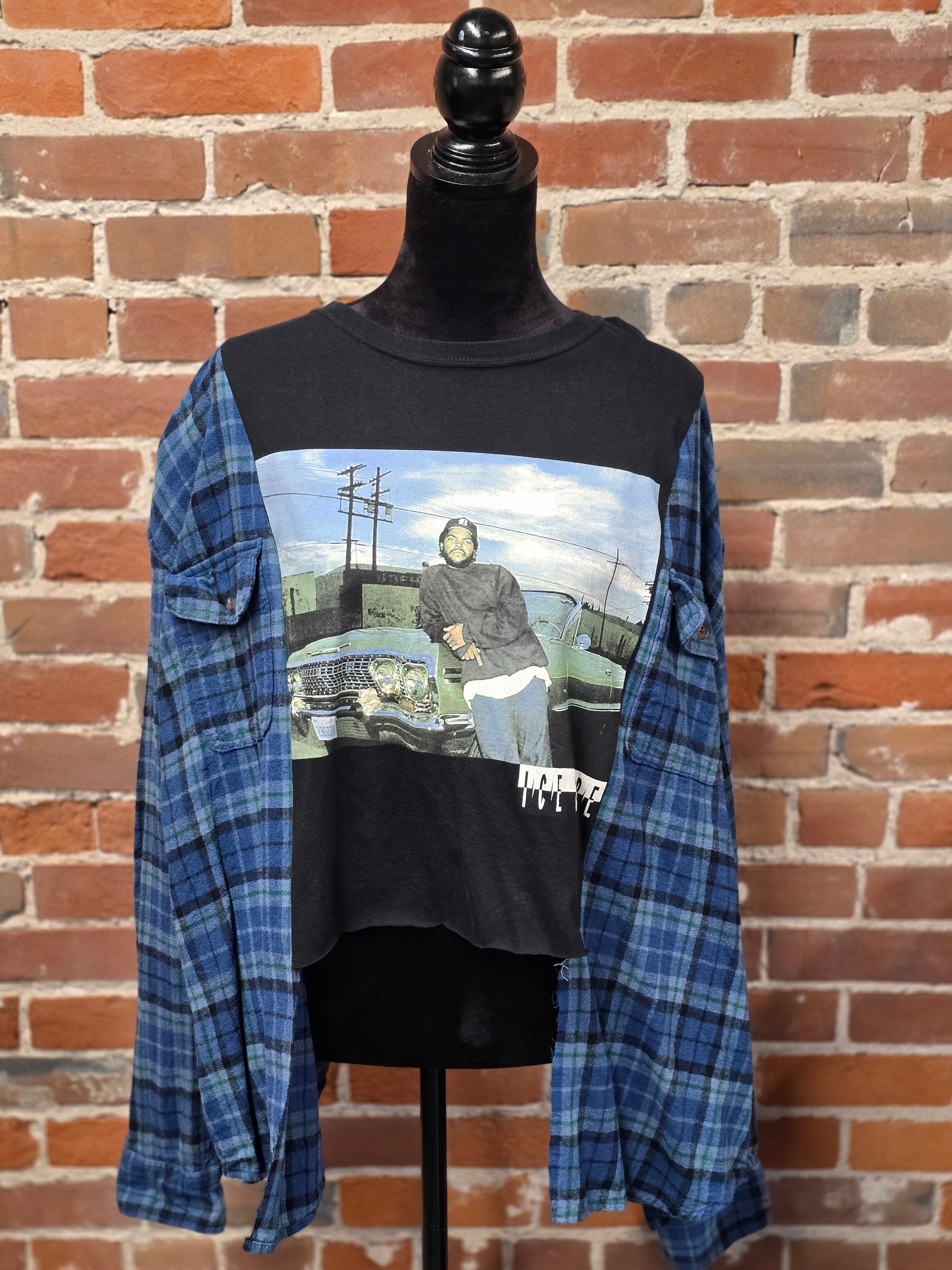 Ice Cube Flannel Shirt – Handcrafted & One-of-a-Kind