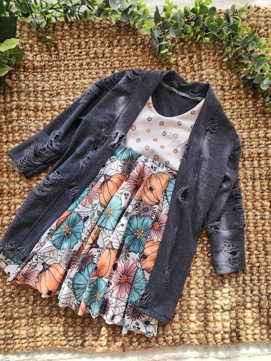 Halloween Dress (Cardigan sold separate)