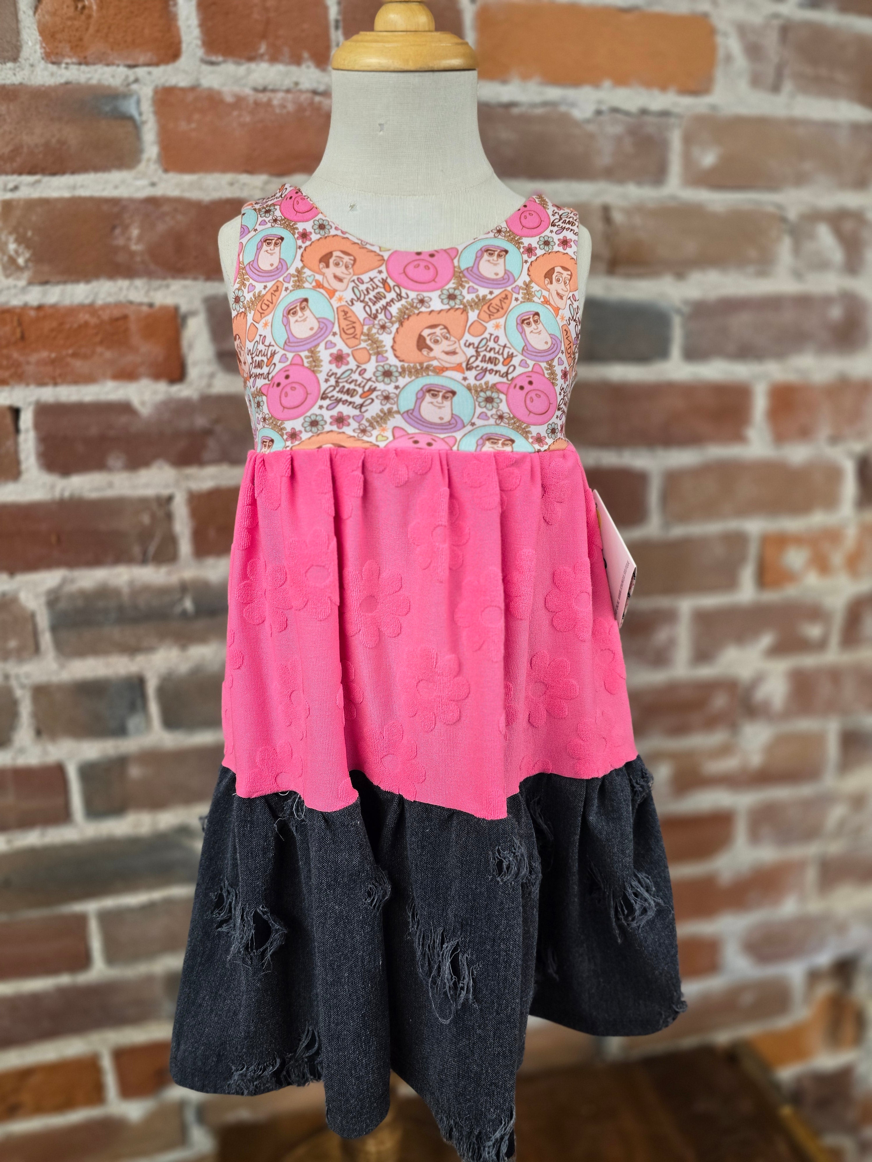 Toy Story Tiered Dress - Handcrafted, One-of-a-Kind Style