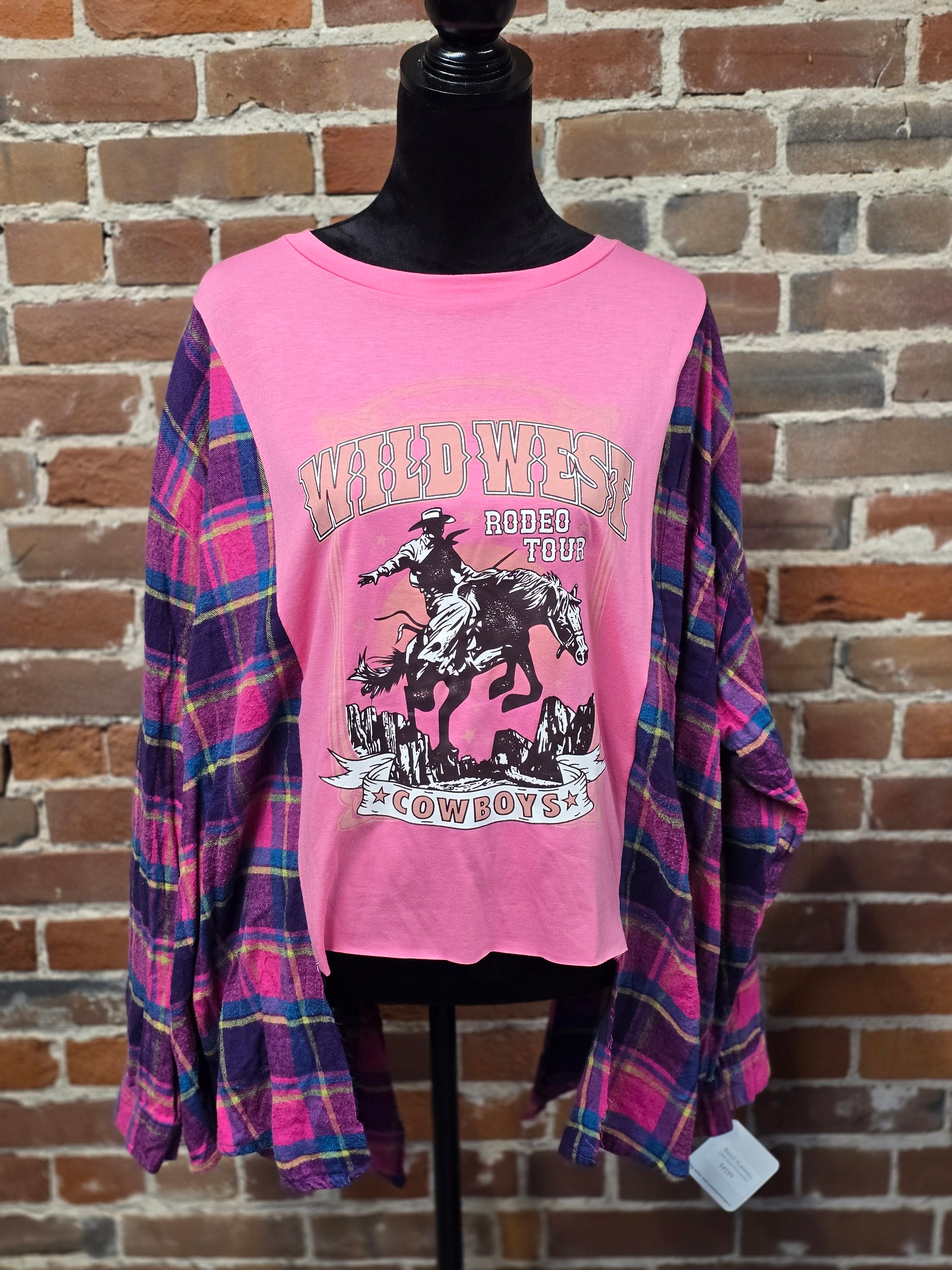 Wild West Flannel - Handcrafted One-of-a-kind