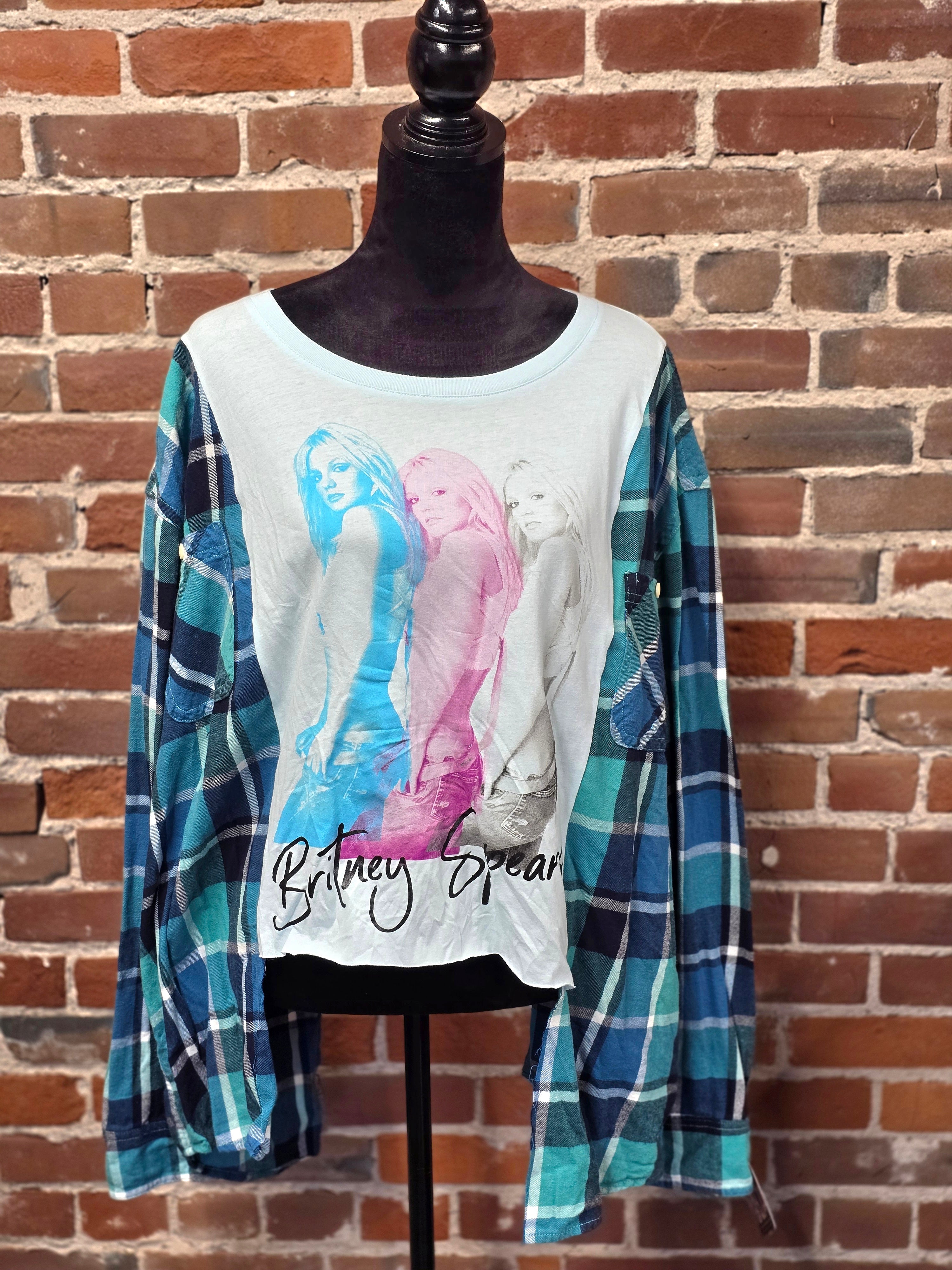 RetroThreads Upcycled Flannel – Handcrafted One-of-a-Kind