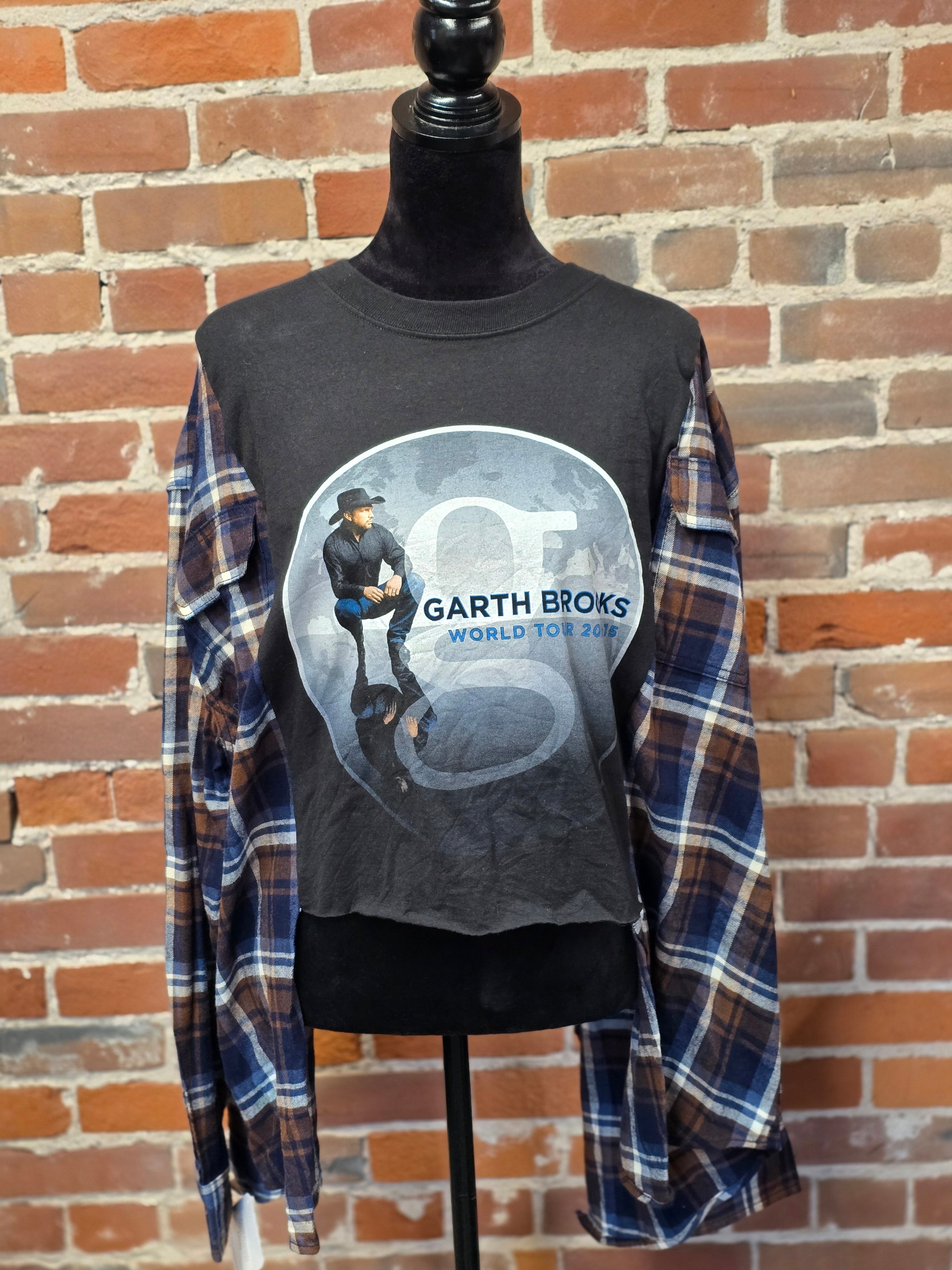 Garth Brooks Flannel – Handcrafted One-of-a-kind
