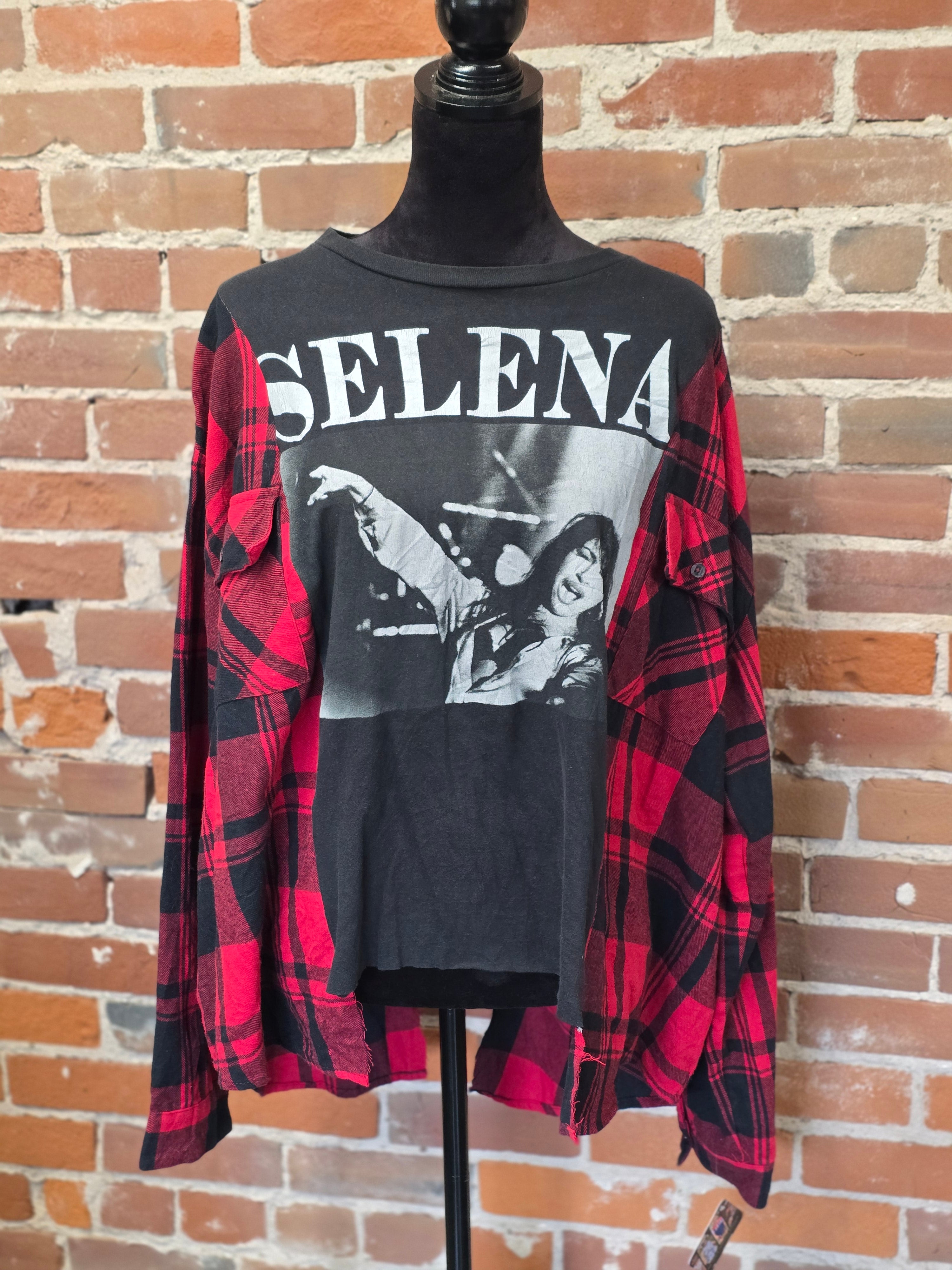 Selena Flannel - Handcrafted One-of-a-Kind Style