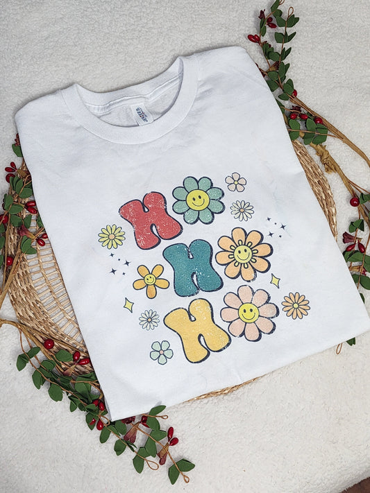 Ho Ho Ho Floral Tee